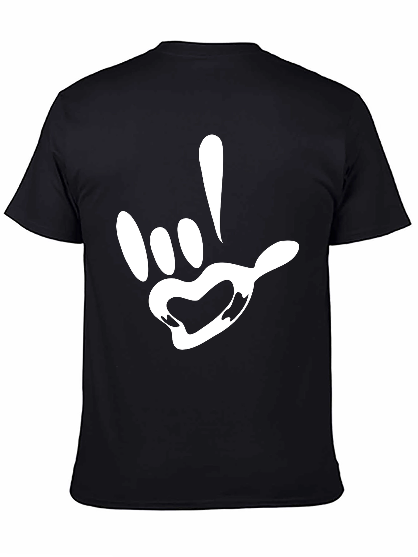Cool Graphic Tee - I Love You Sign Language