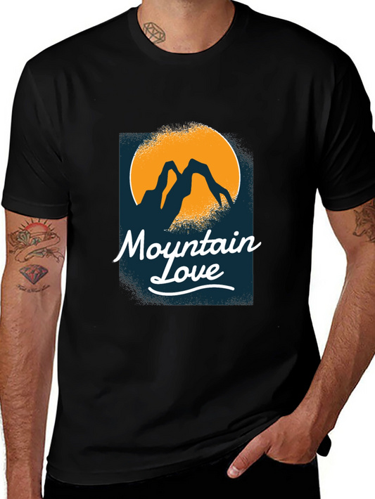 Mountain Love Black T-Shirt
