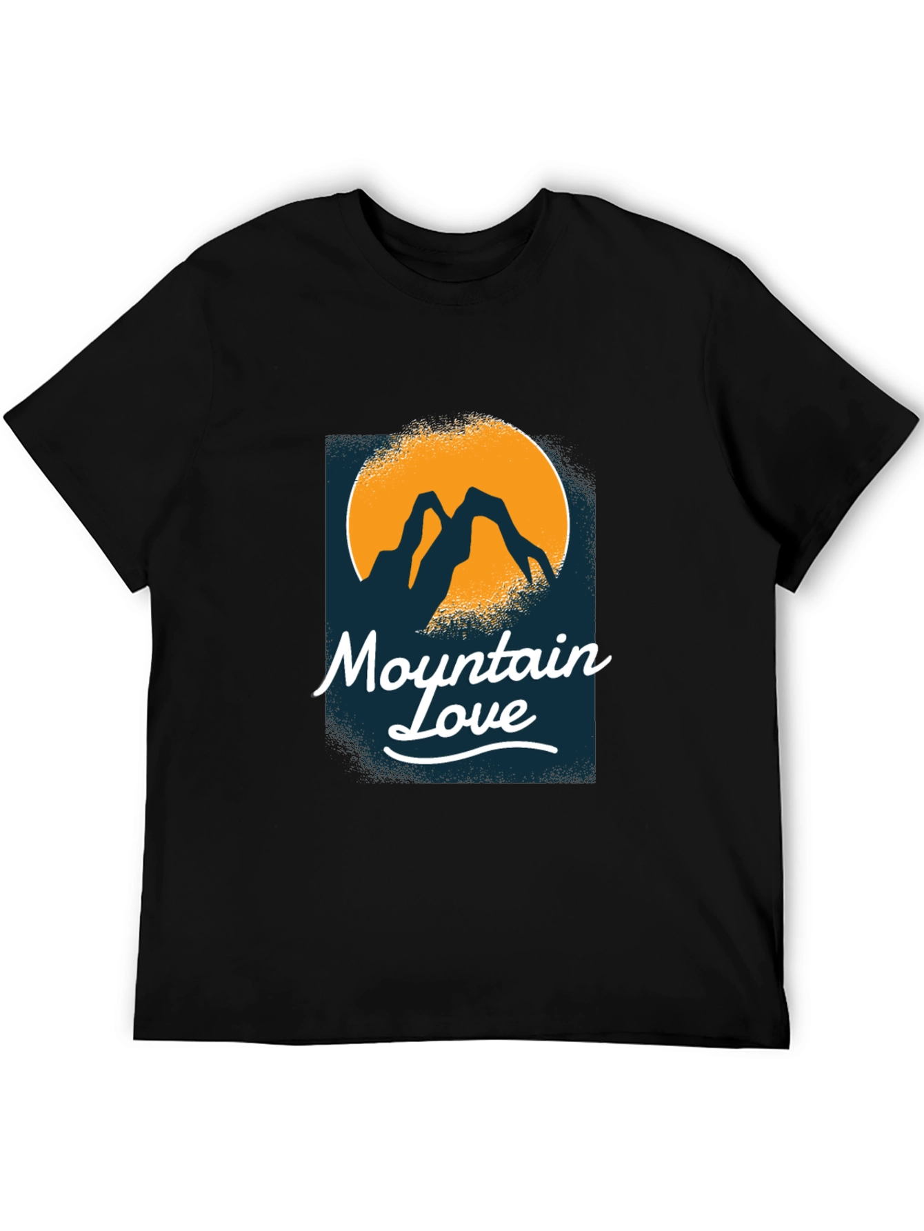 Mountain Love Black T-Shirt
