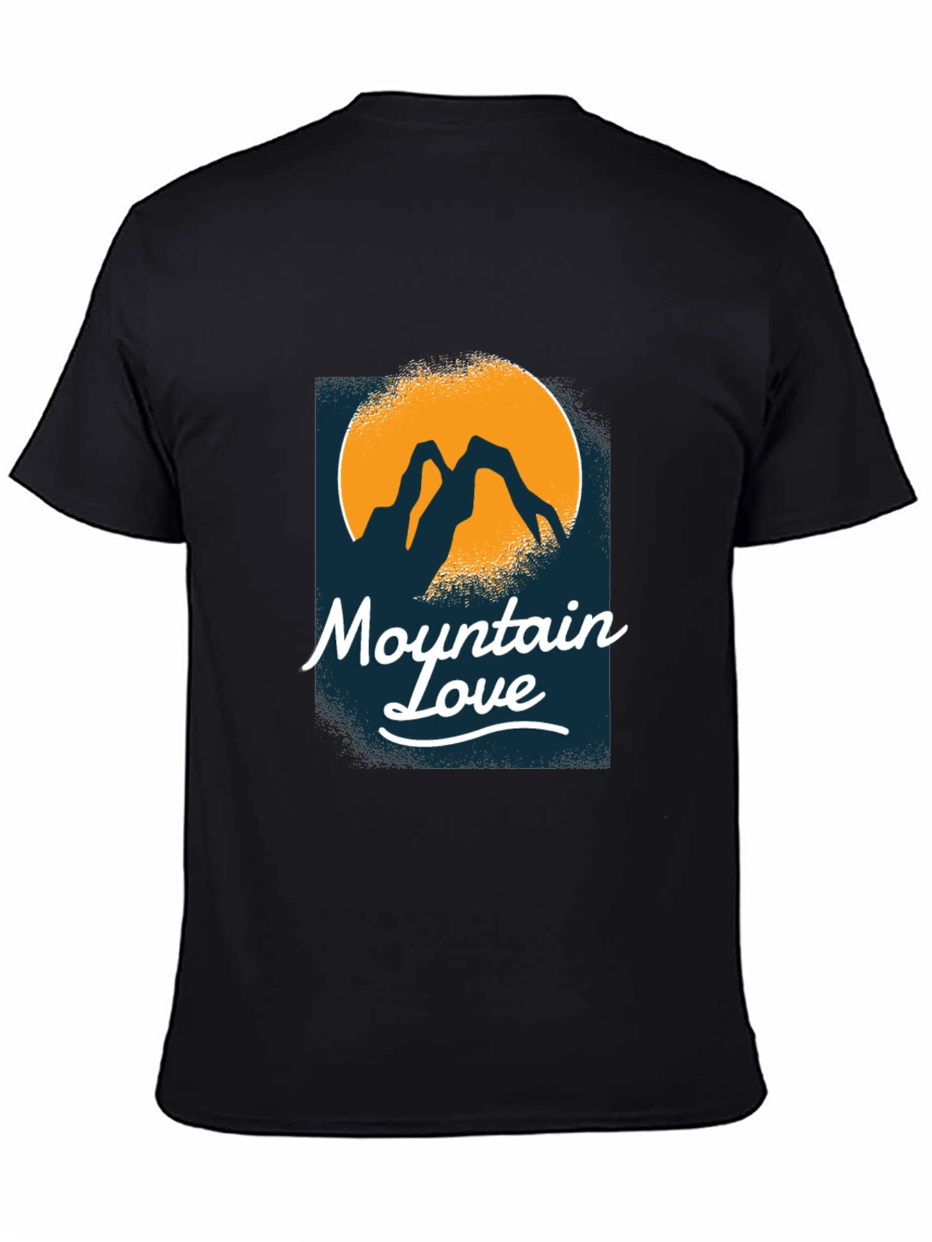Mountain Love Black T-Shirt