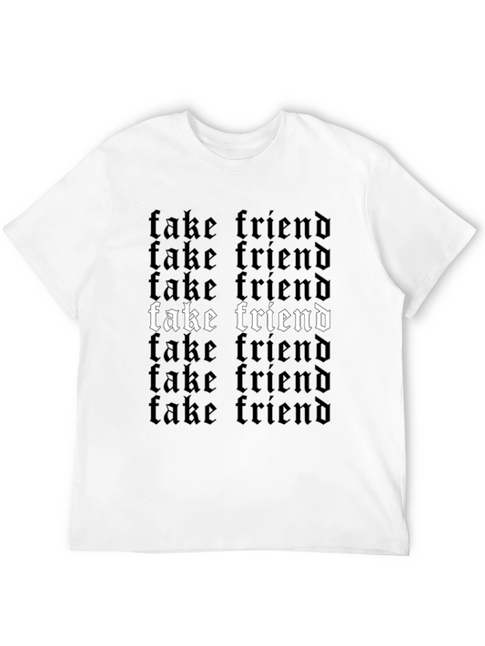 Fake Friend Graphic T-Shirt - Black