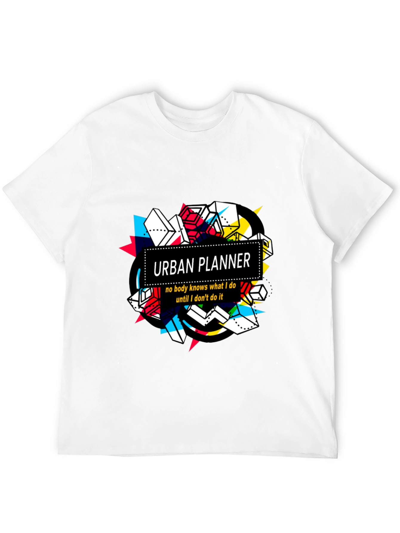 Urban Planner Graphic Tee -  Abstract Design