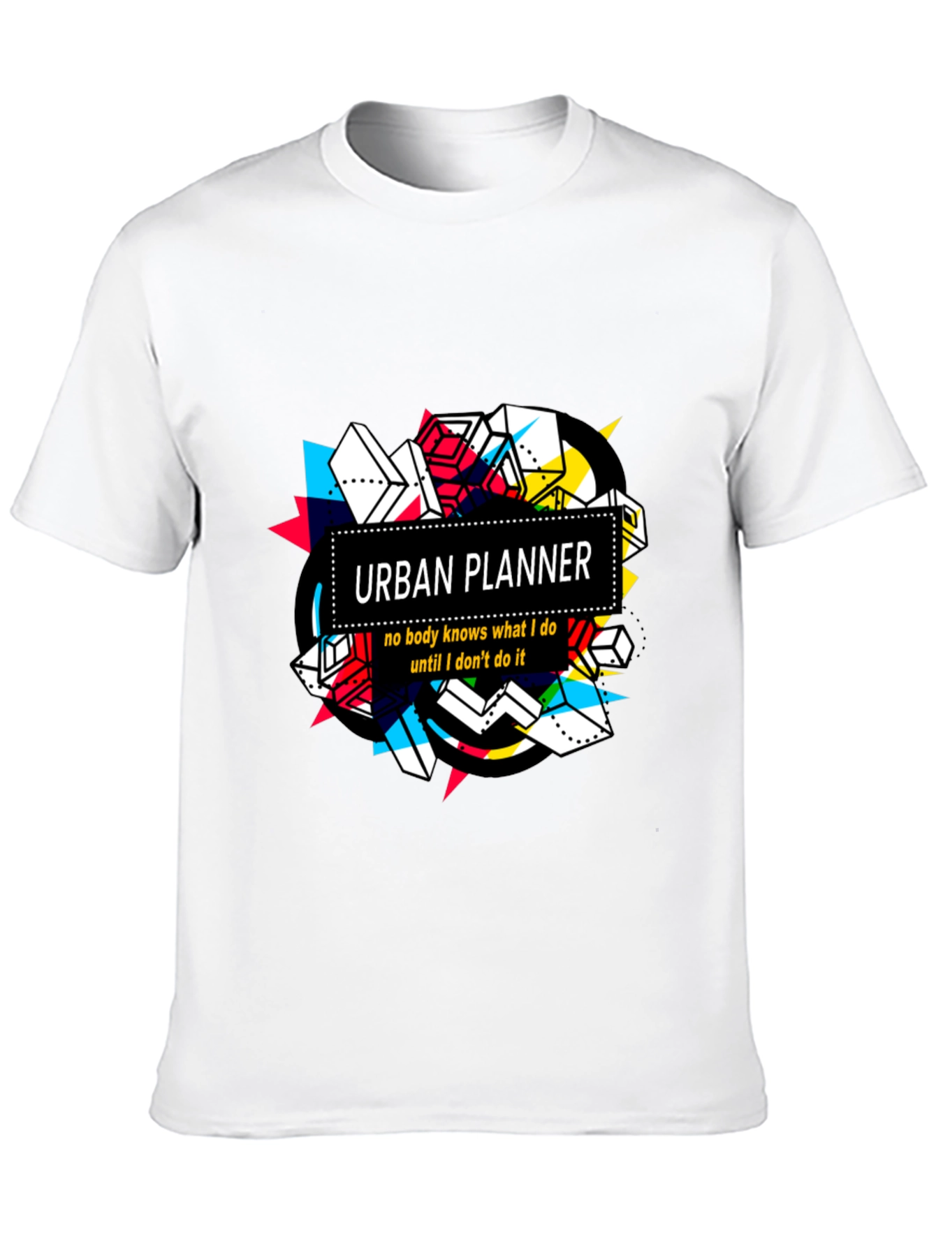 Urban Planner Graphic Tee -  Abstract Design