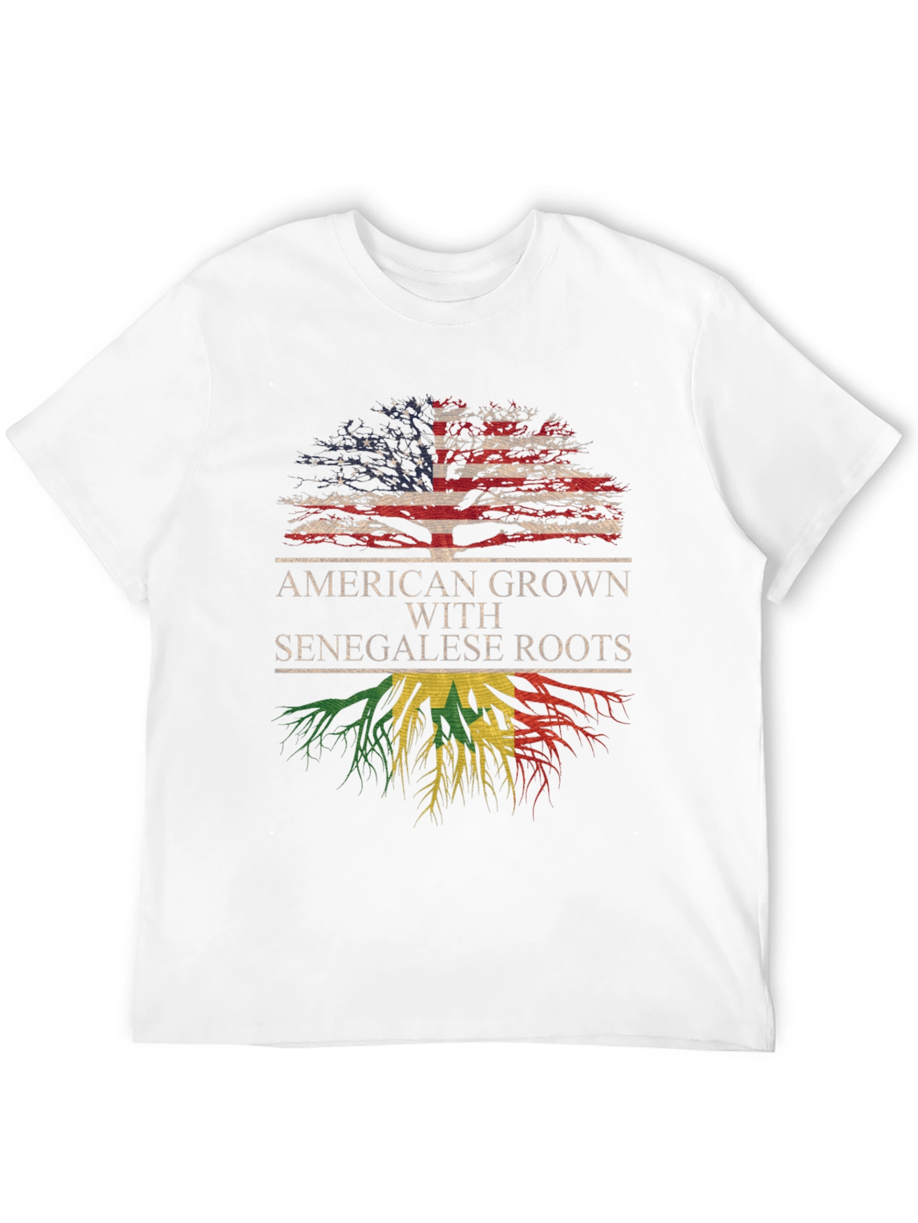 American Grown with Senegalese Roots Tee