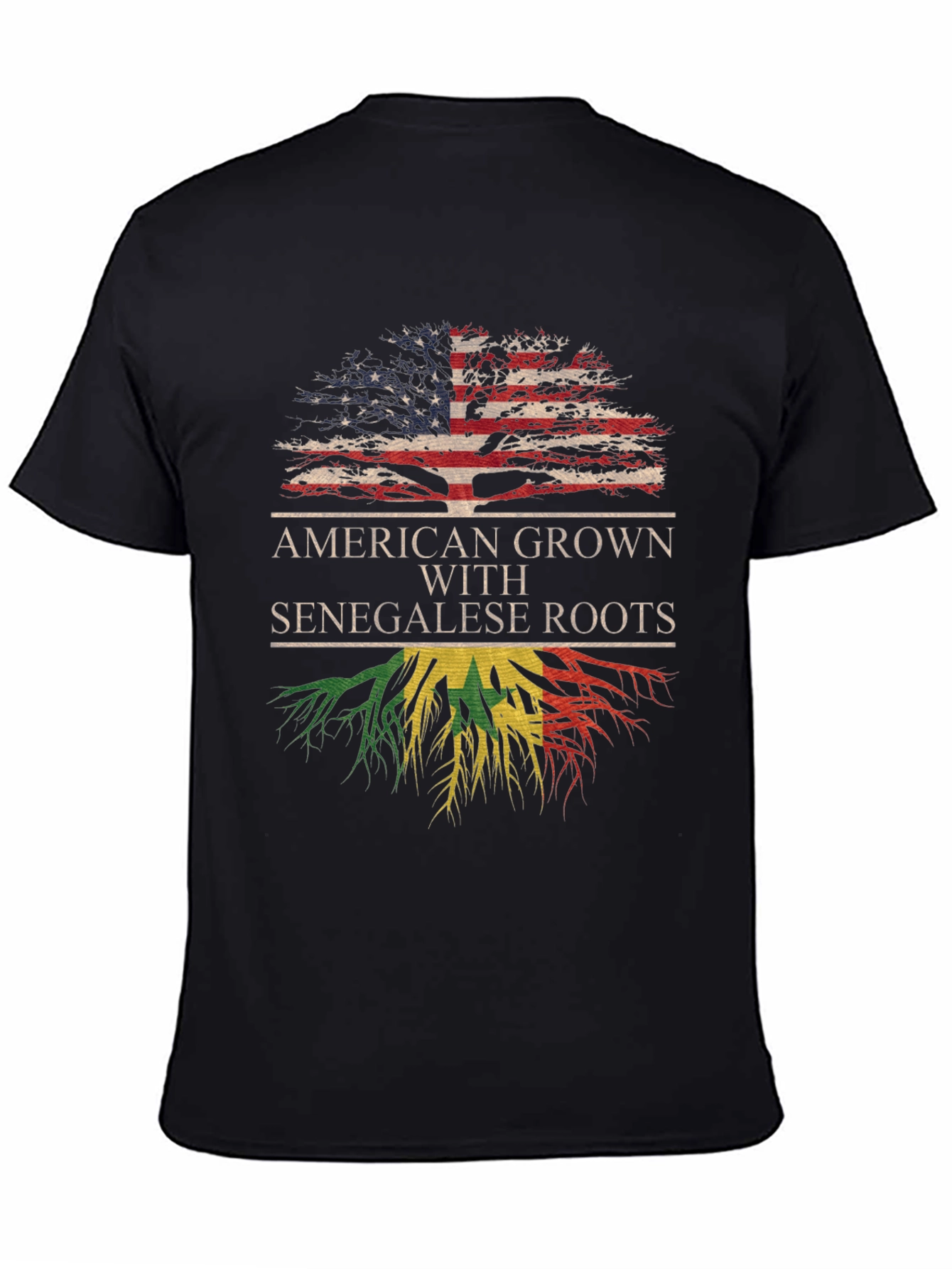 American Grown with Senegalese Roots Tee