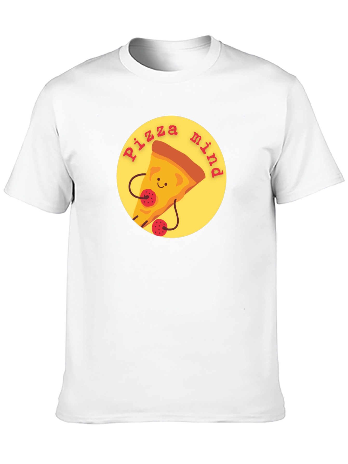 Pizza Mind Graphic Tee - Unisex Casual T-Shirt