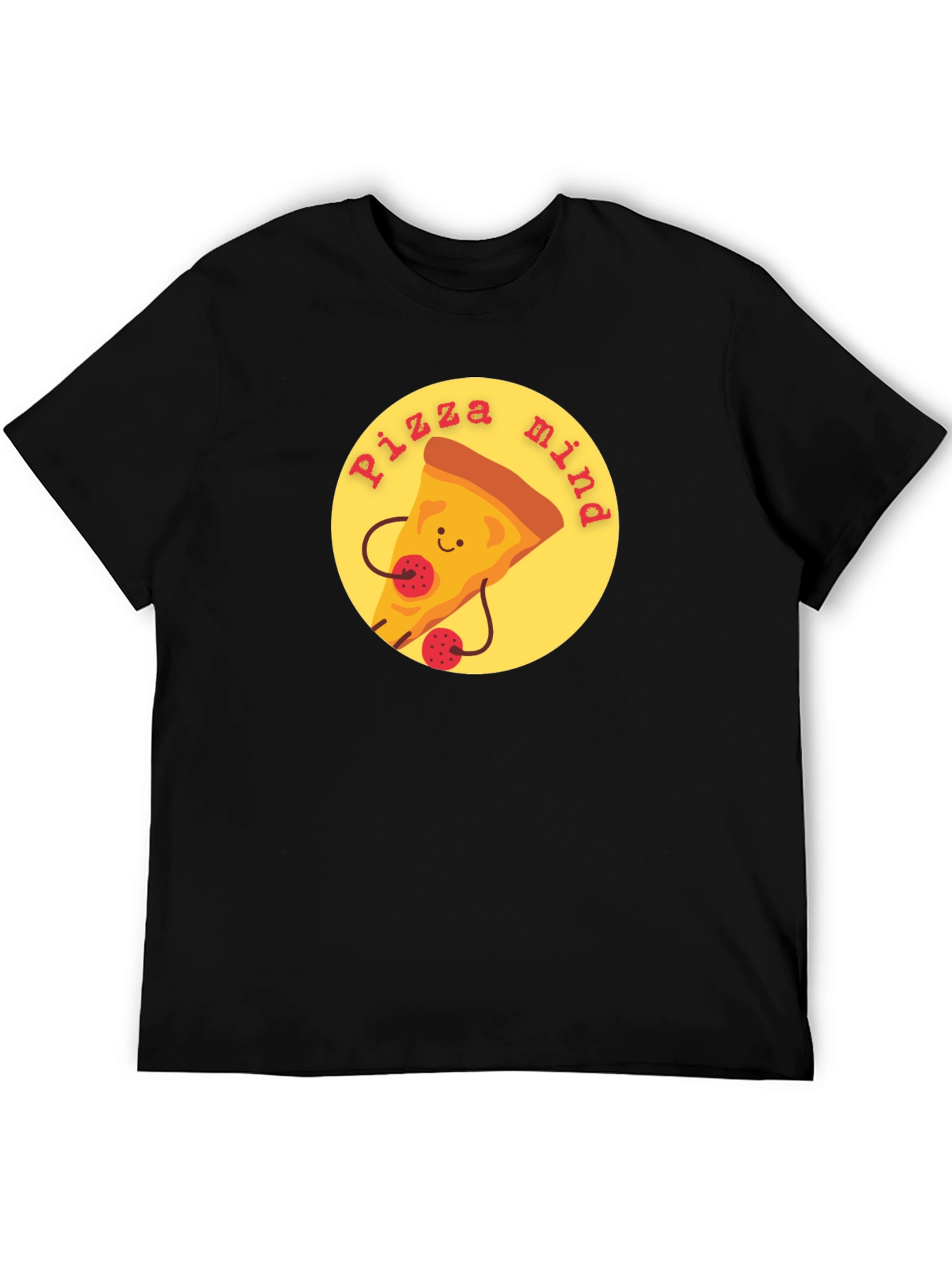 Pizza Mind Graphic Tee - Unisex Casual T-Shirt