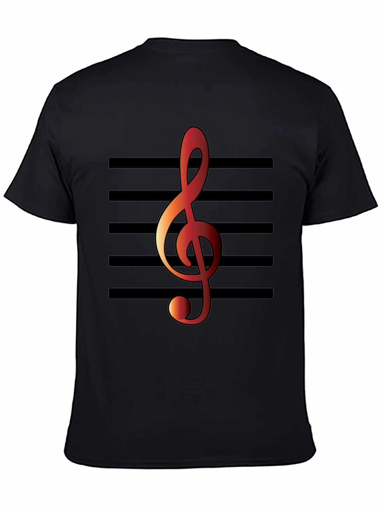 Musical Note T-Shirt - Treble Clef Design