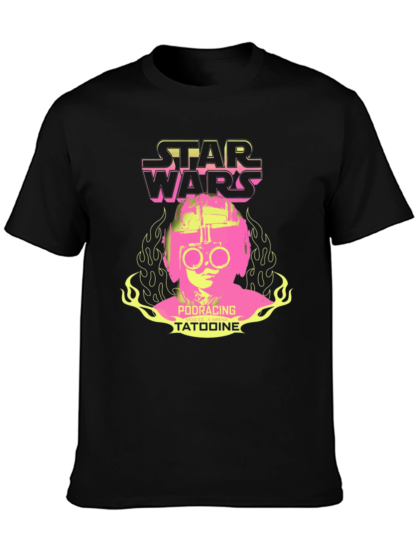 Star Wars Podracing Tatooine Black T-Shirt