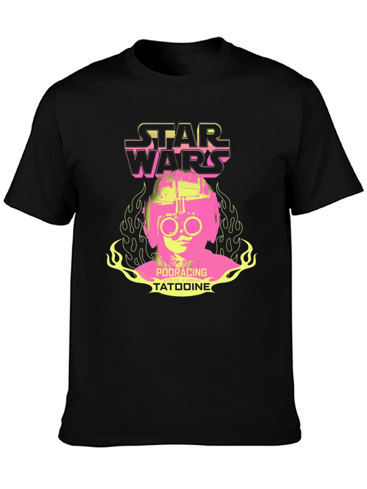 Star Wars Podracing Tatooine Black T-Shirt
