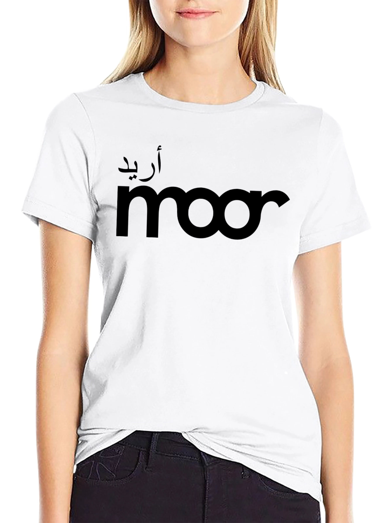 Mens Black Graphic T-Shirt - Moor Design