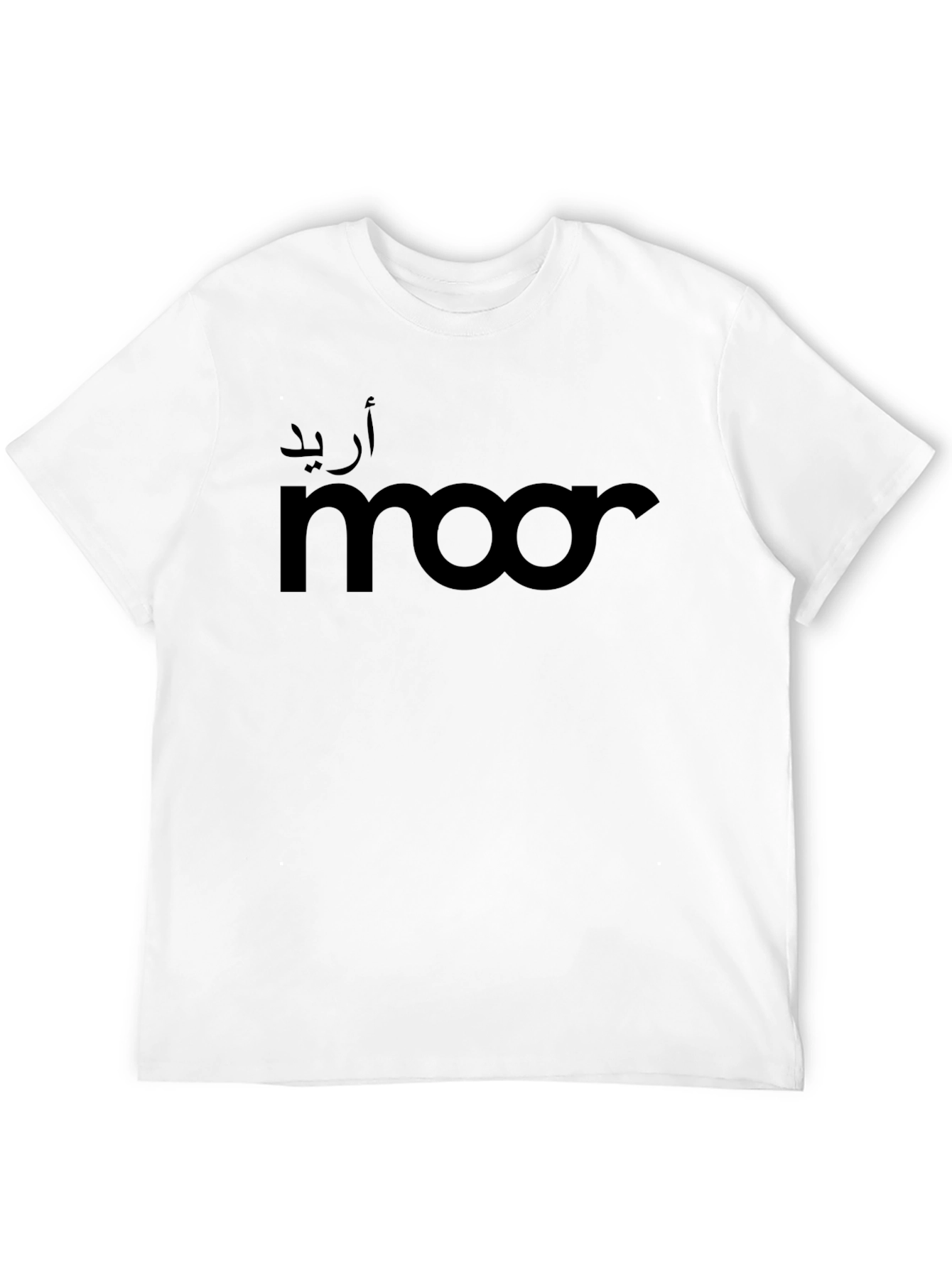 Mens Black Graphic T-Shirt - Moor Design
