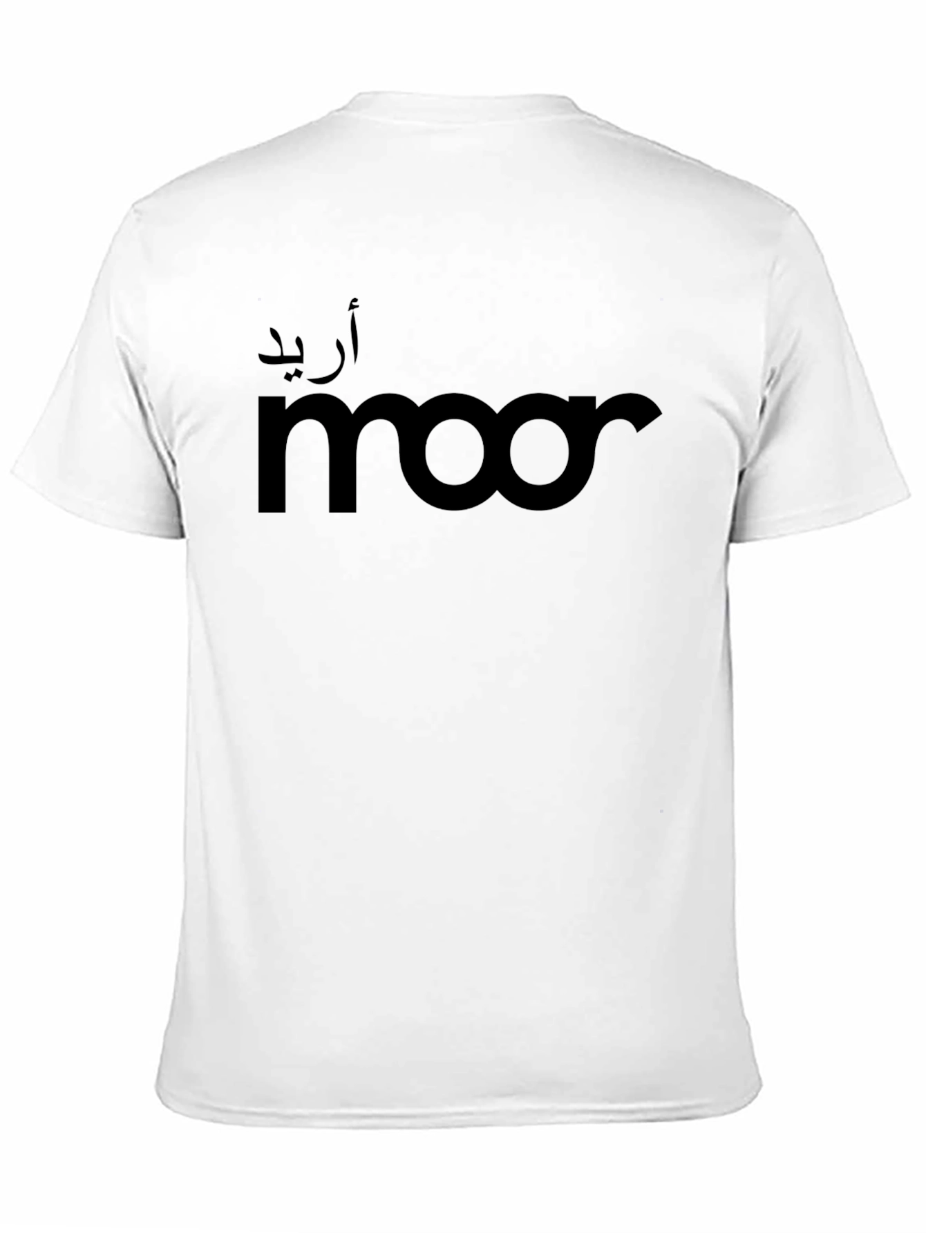Mens Black Graphic T-Shirt - Moor Design