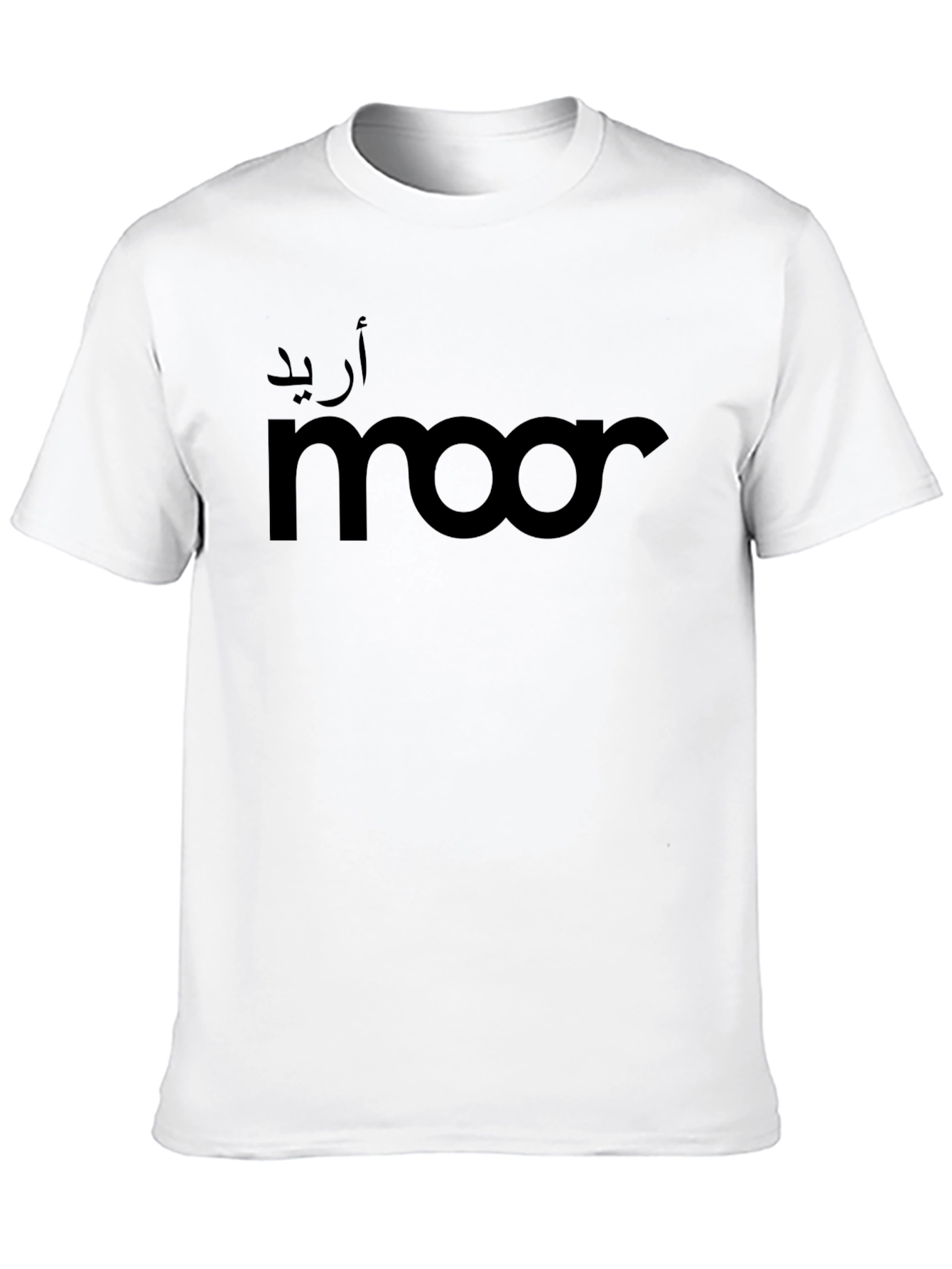 Mens Black Graphic T-Shirt - Moor Design