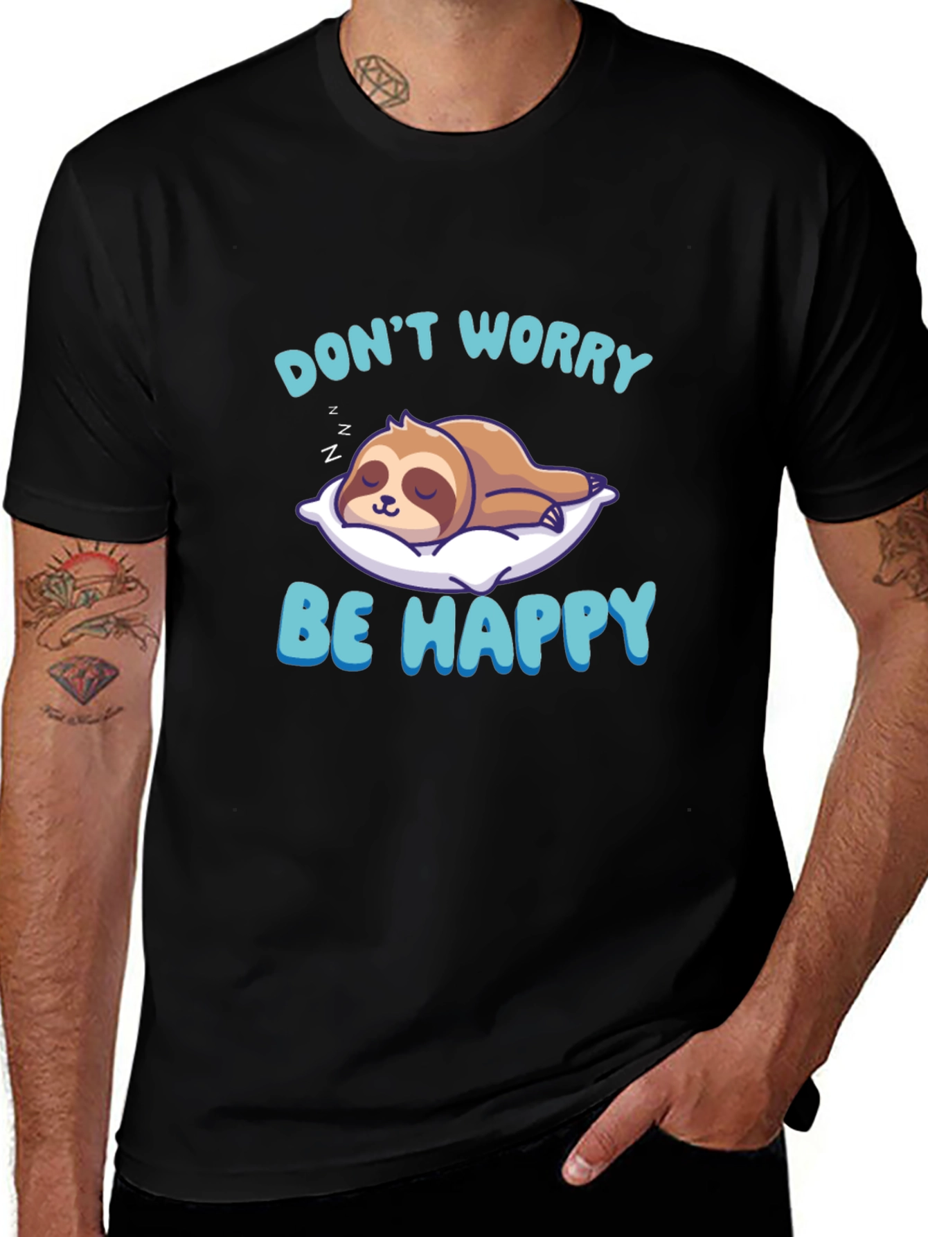 Dont Worry Be Happy Sloth T-Shirt