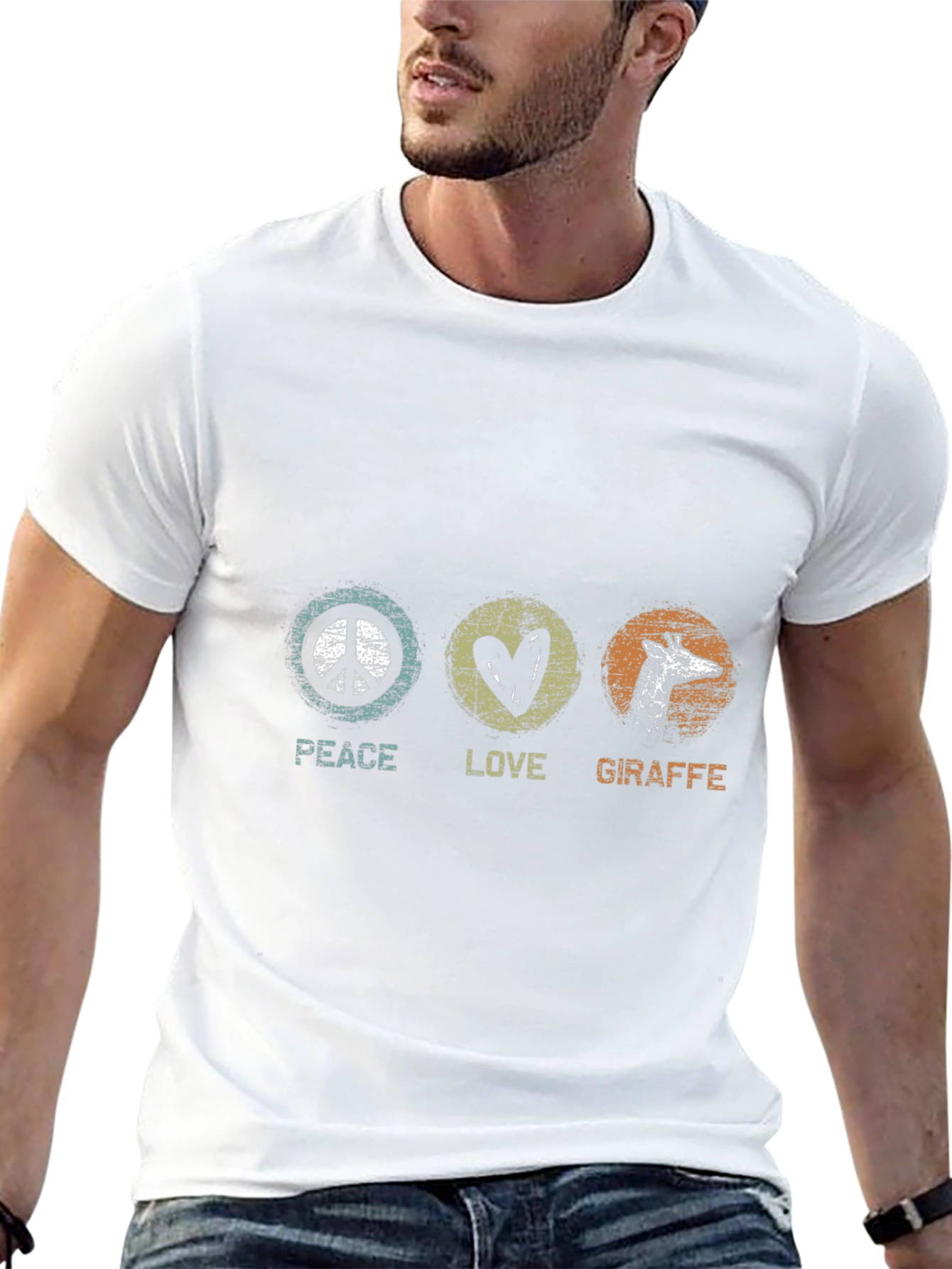 Peace Love Giraffe T-Shirt