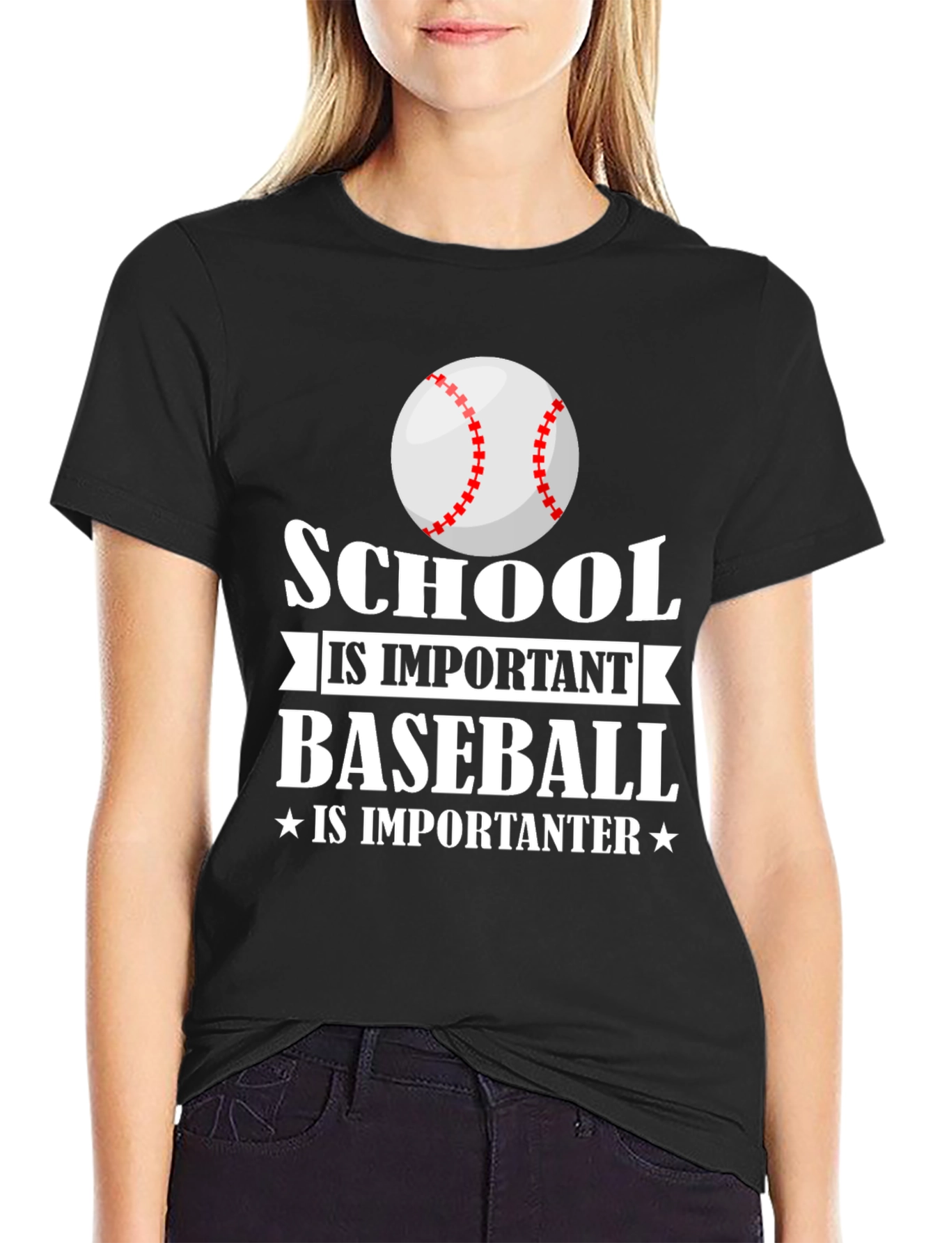 School is Important Baseball is Importanter T-Shirt