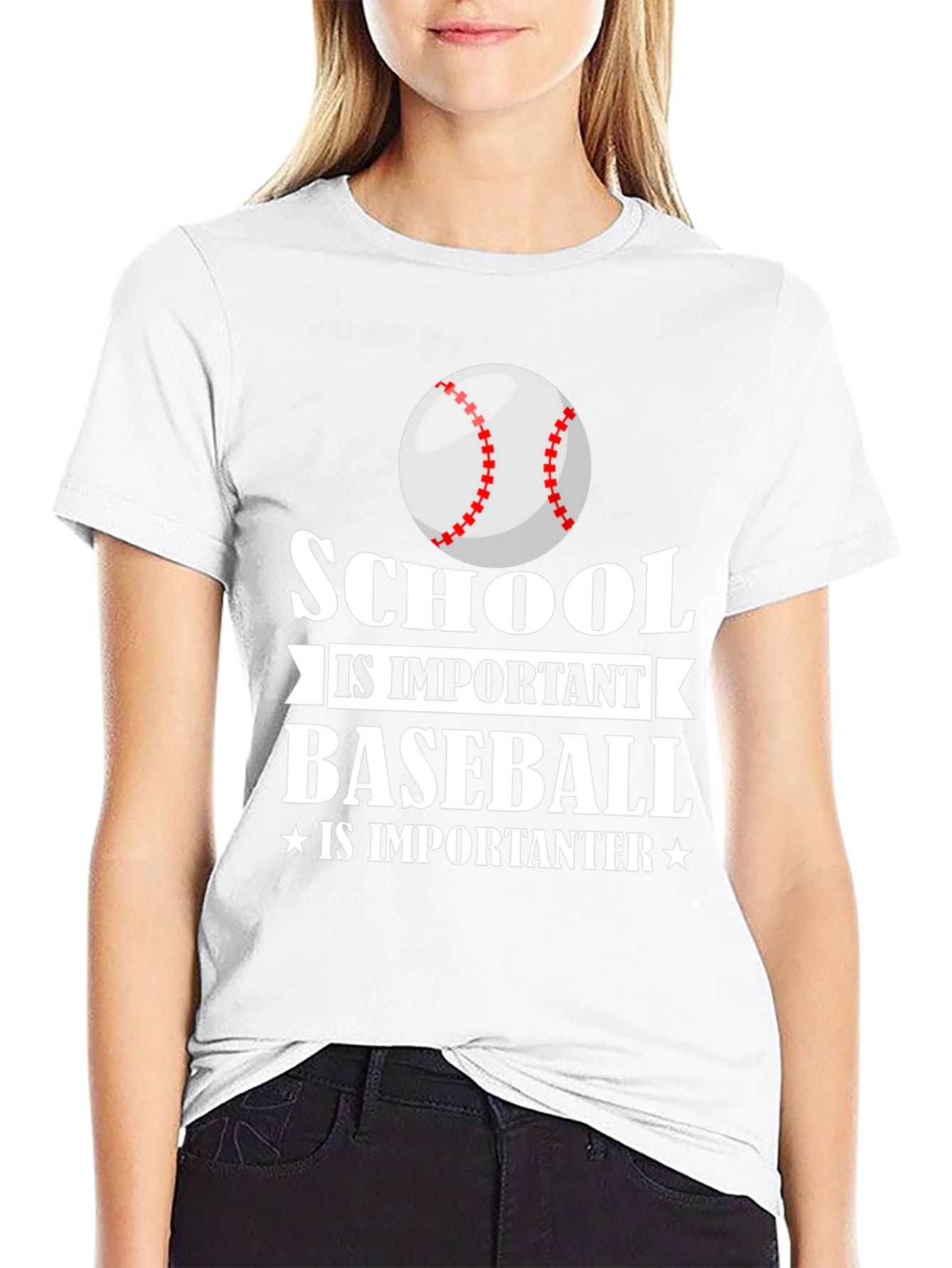 School is Important Baseball is Importanter T-Shirt