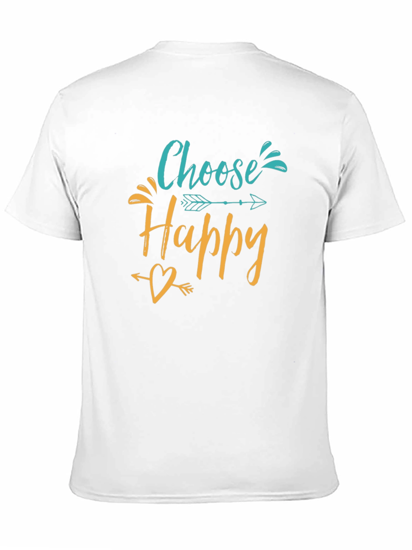 Choose Happy Graphic Tee - Inspirational Shirt