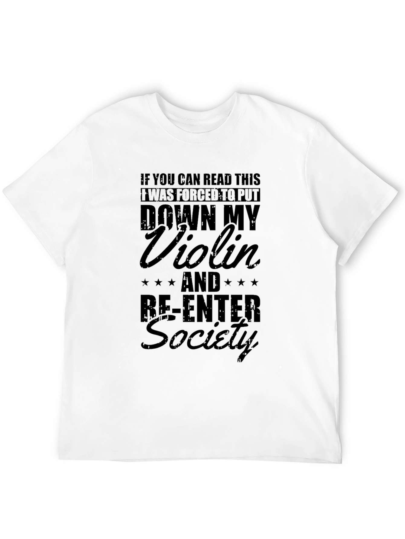 Violin Player Humor T-Shirt