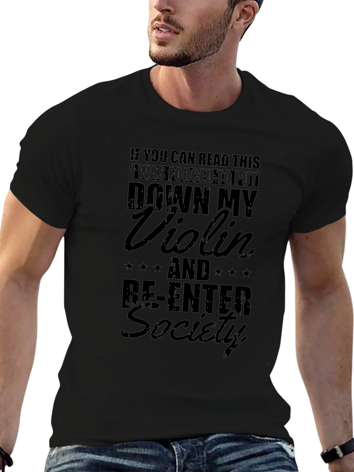 Violin Player Humor T-Shirt