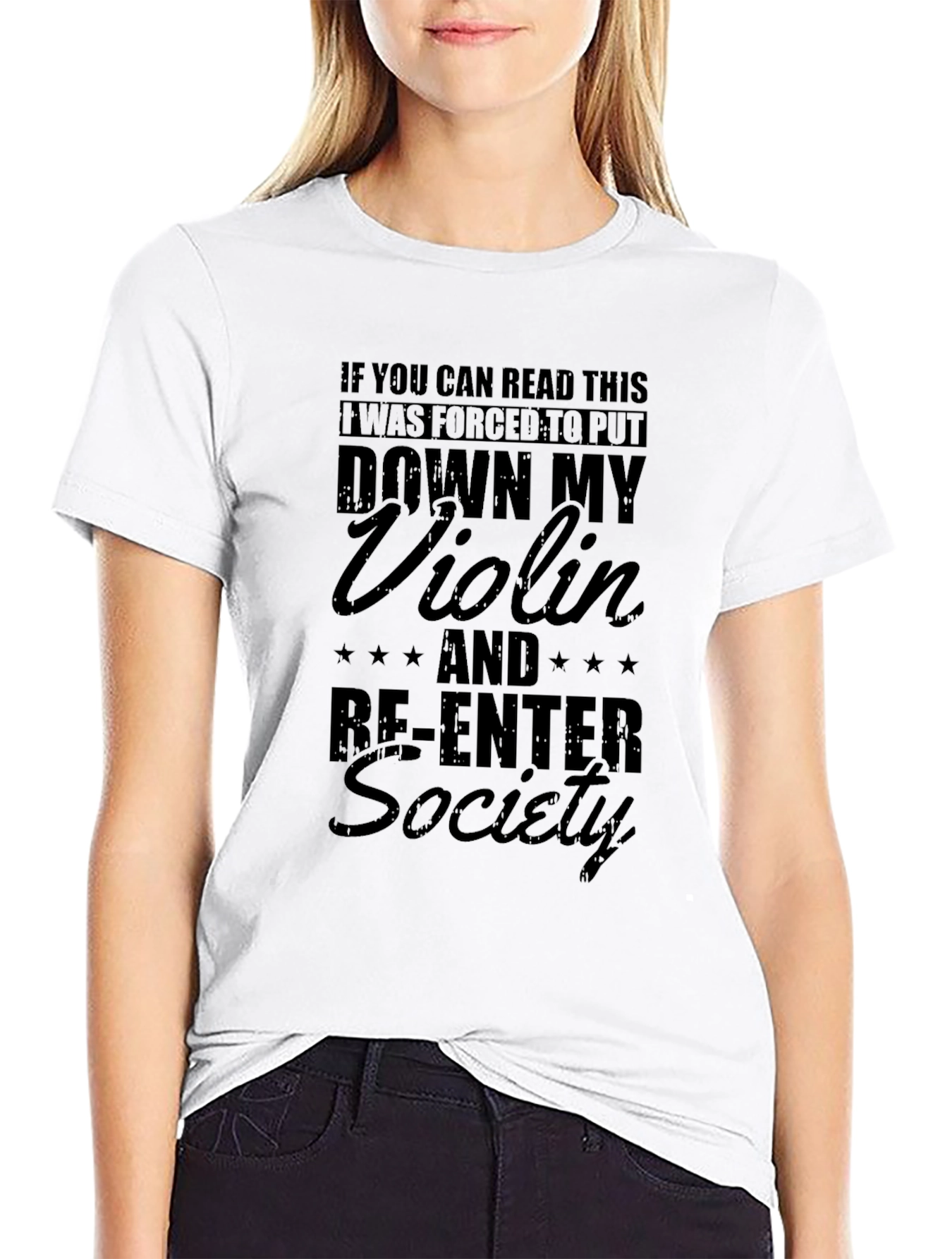 Violin Player Humor T-Shirt