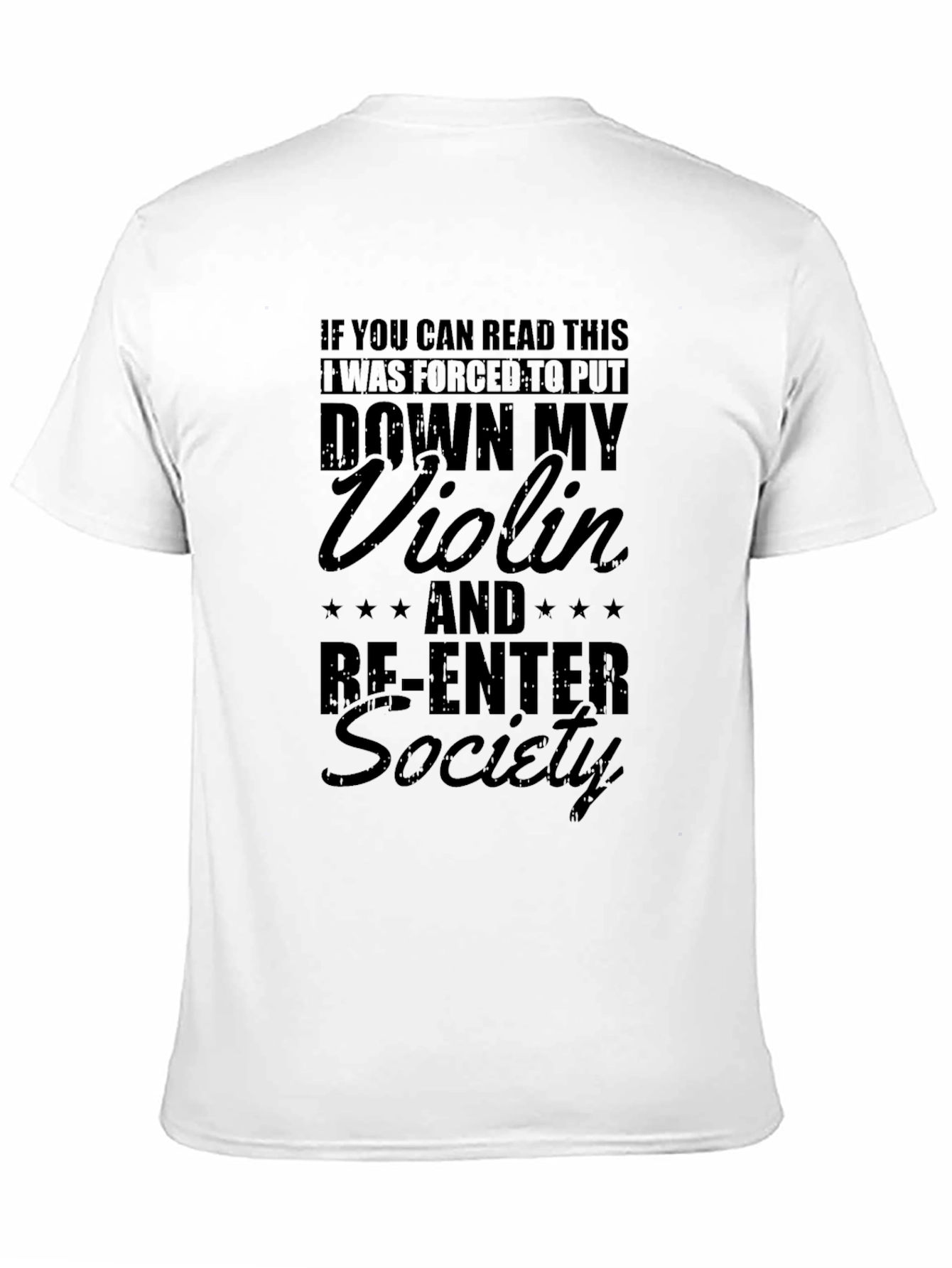 Violin Player Humor T-Shirt