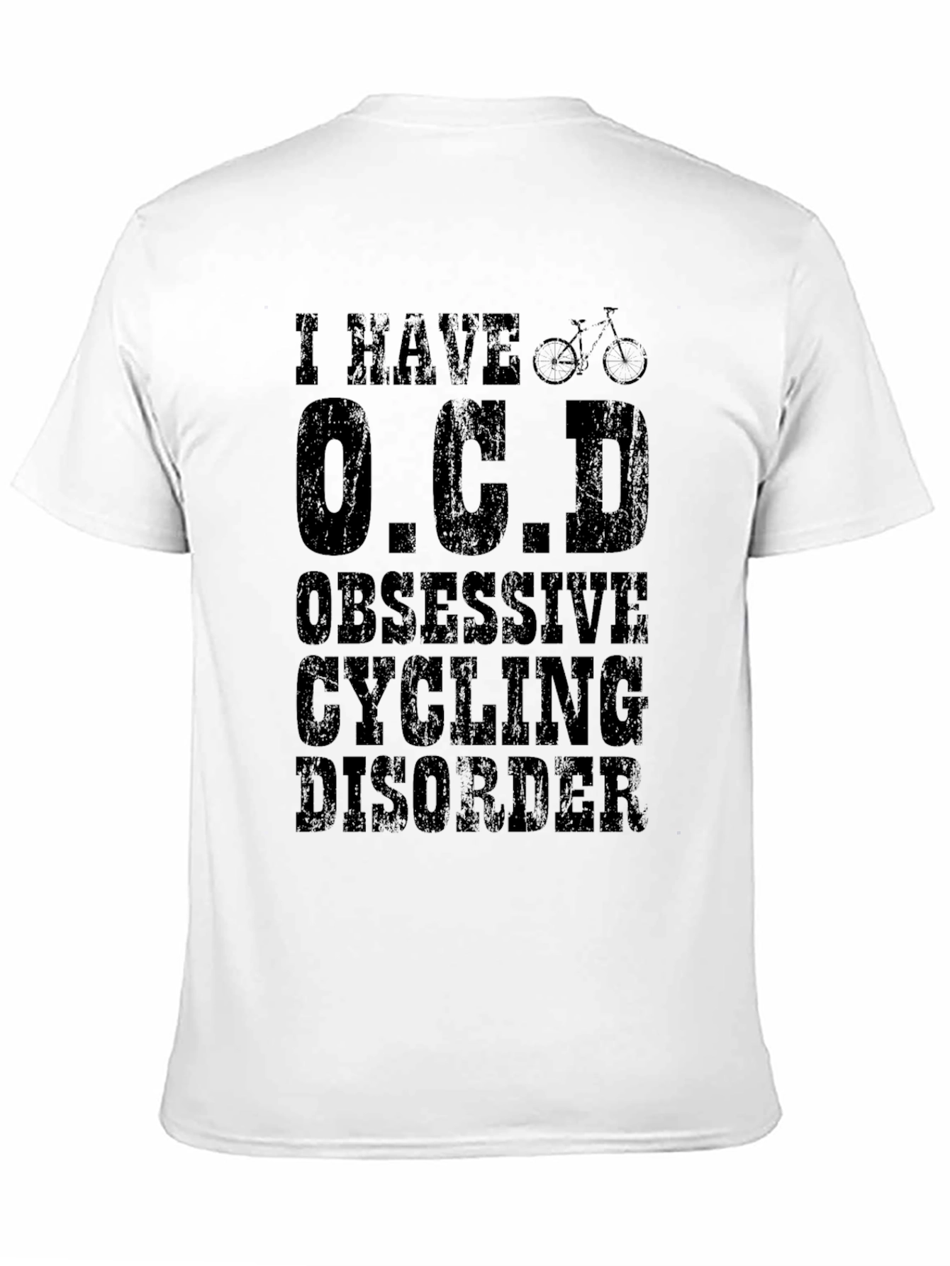 Funny OCD Obsessive Cycling Disorder T-Shirt
