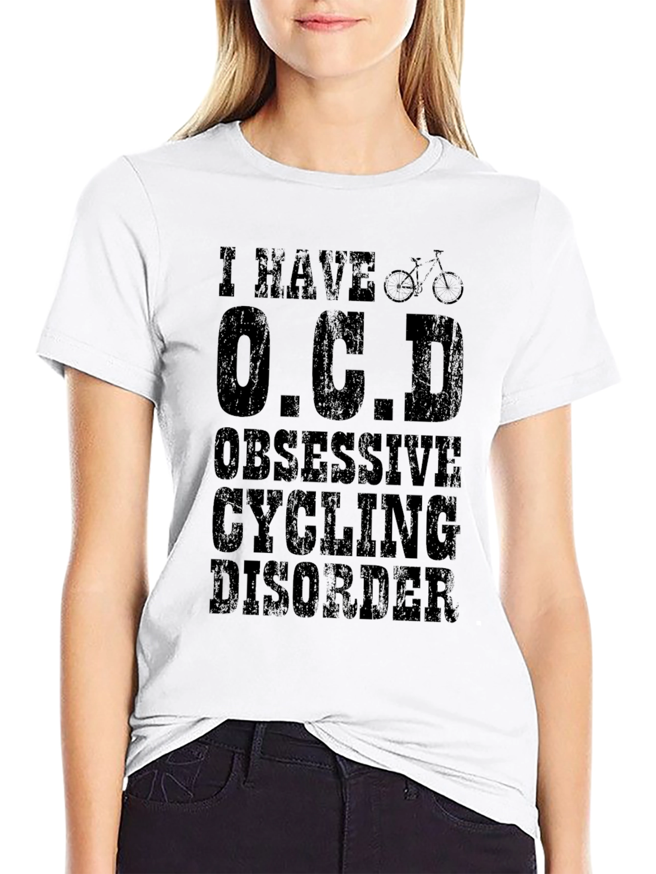 Funny OCD Obsessive Cycling Disorder T-Shirt