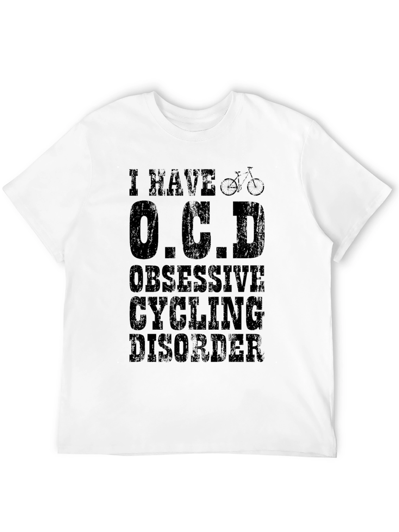 Funny OCD Obsessive Cycling Disorder T-Shirt