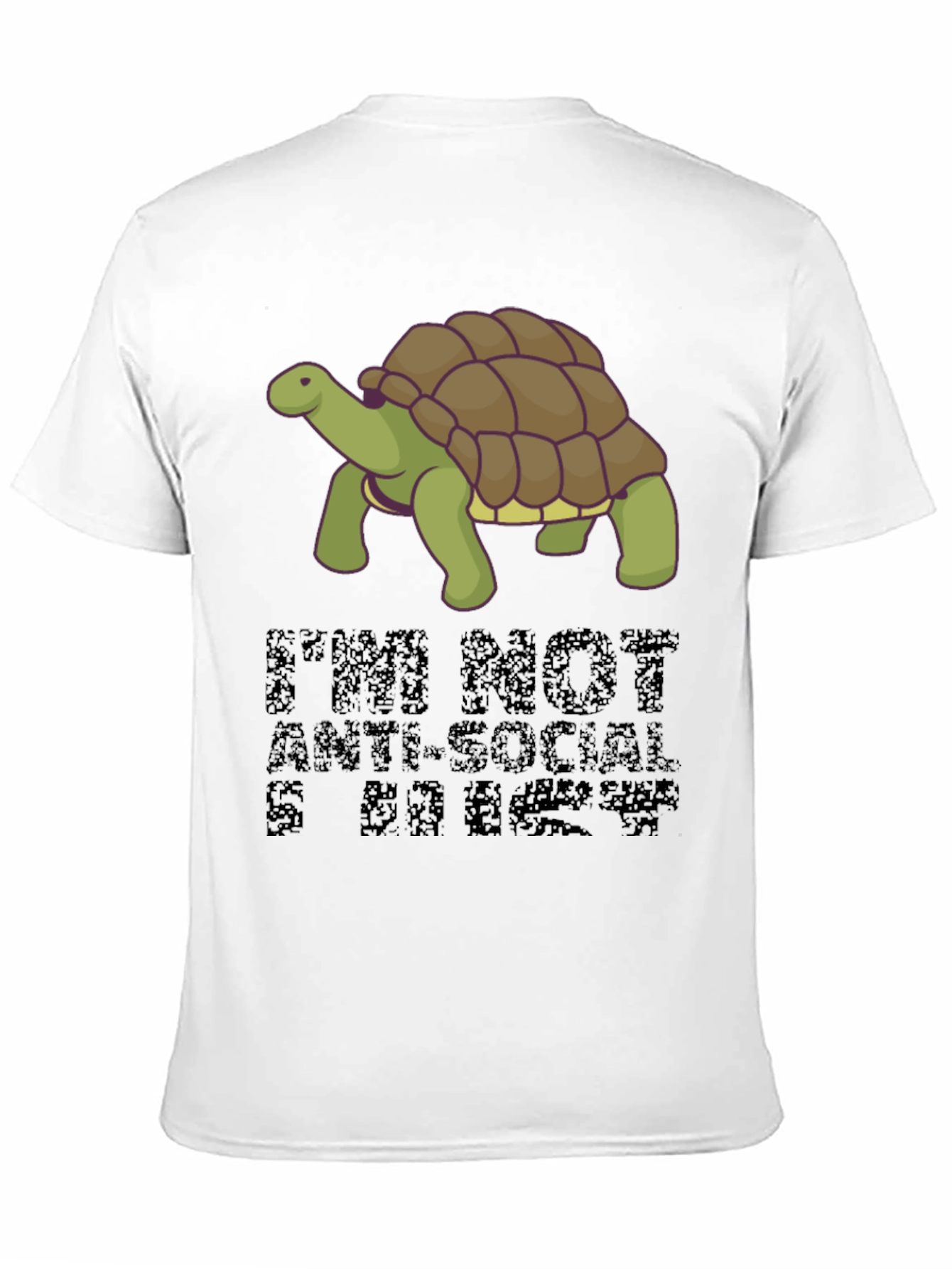 Turtle T-Shirt: Anti-Social & OK