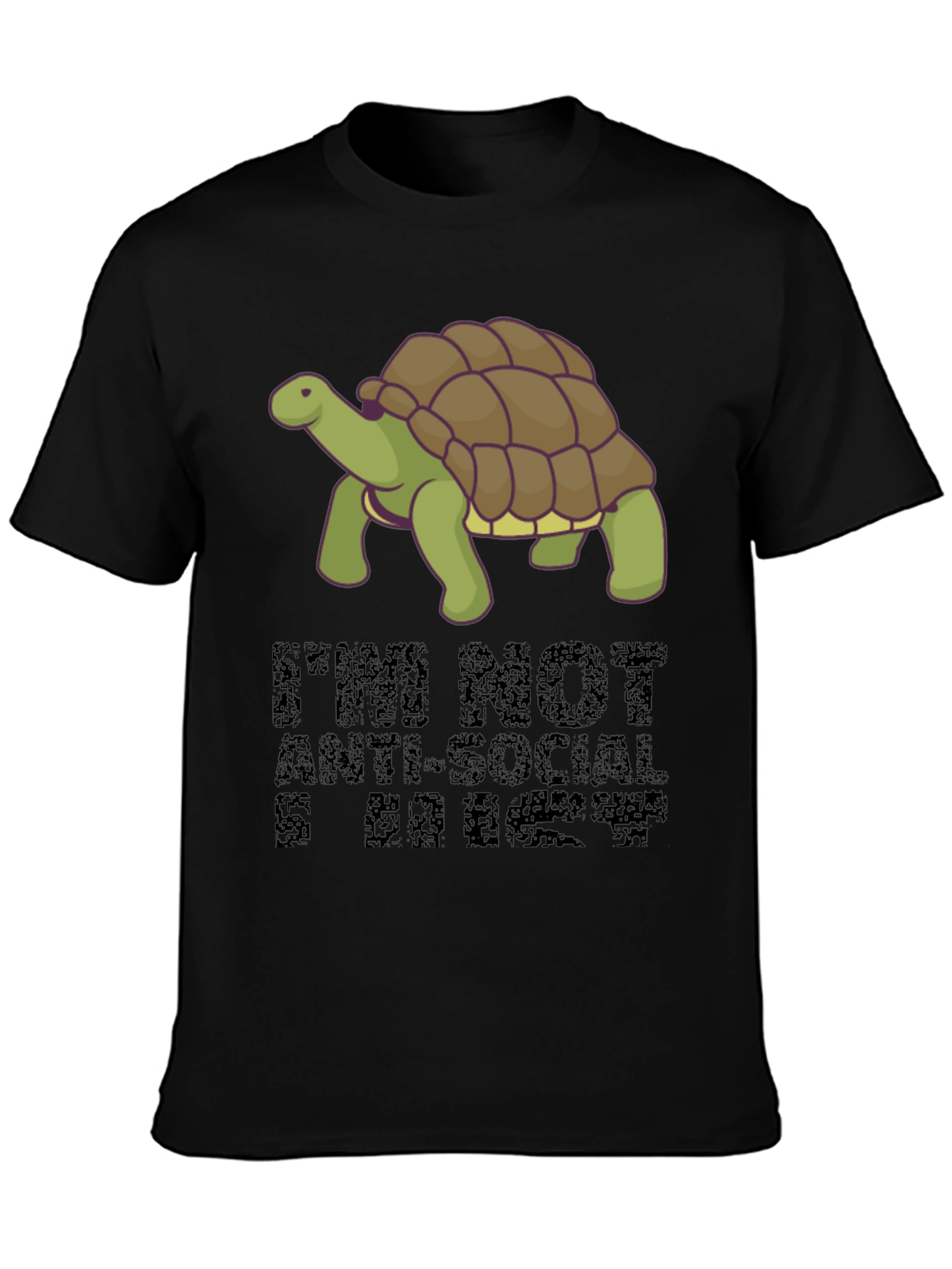 Turtle T-Shirt: Anti-Social & OK