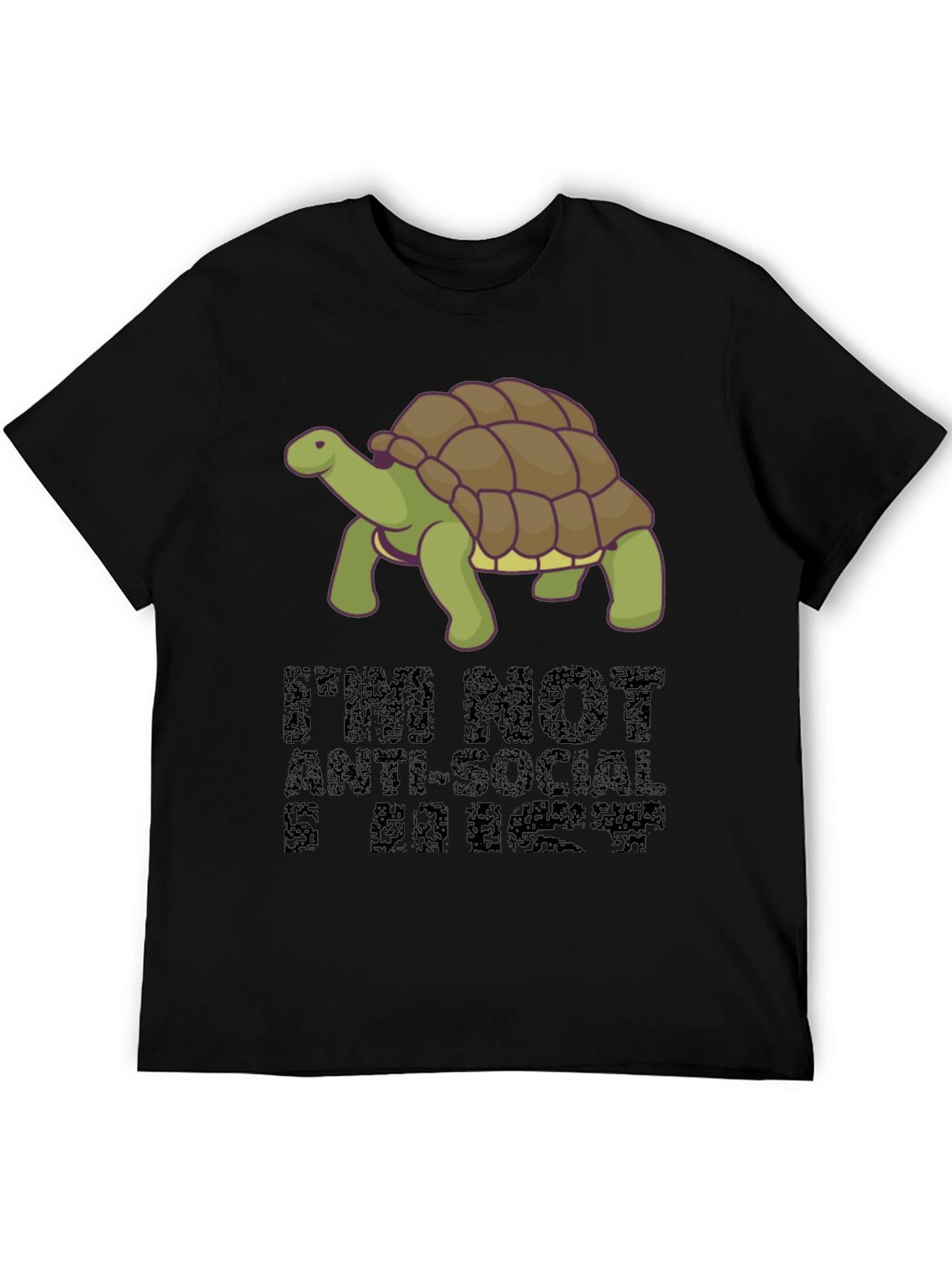 Turtle T-Shirt: Anti-Social & OK