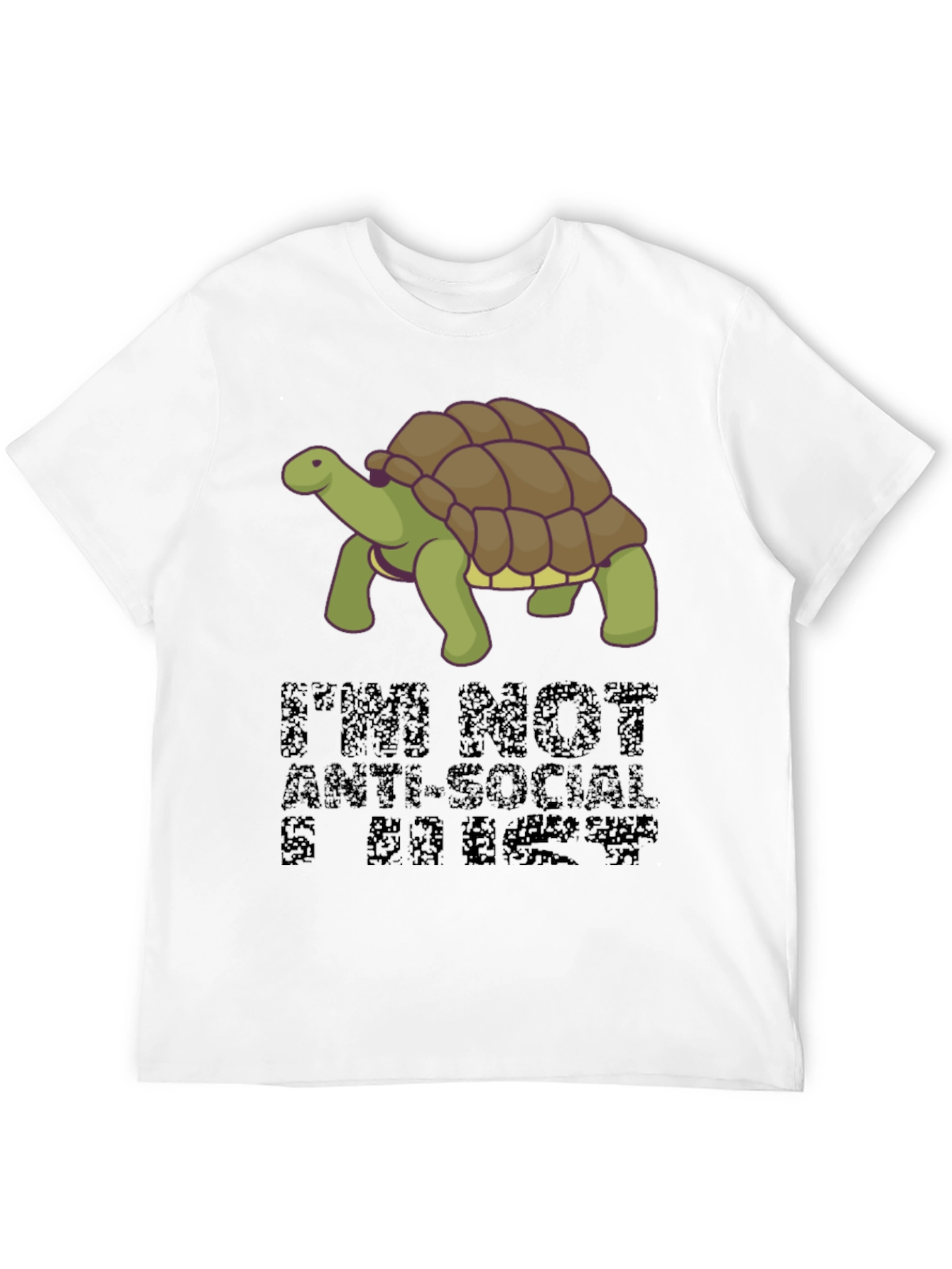 Turtle T-Shirt: Anti-Social & OK