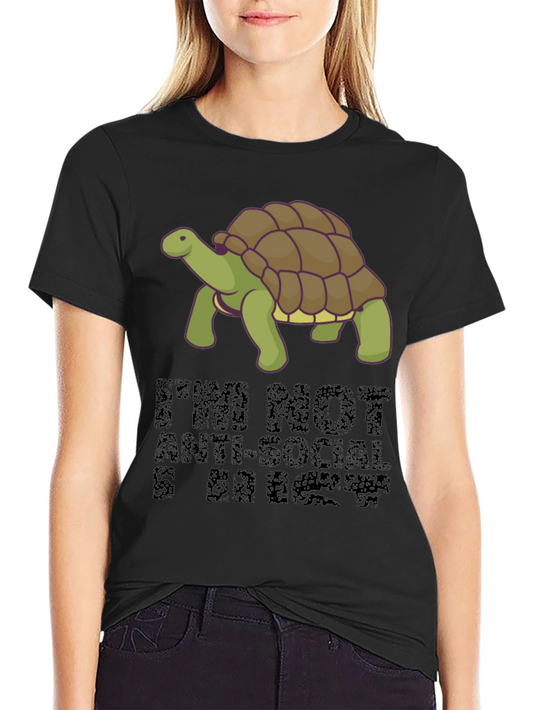 Turtle T-Shirt: Anti-Social & OK