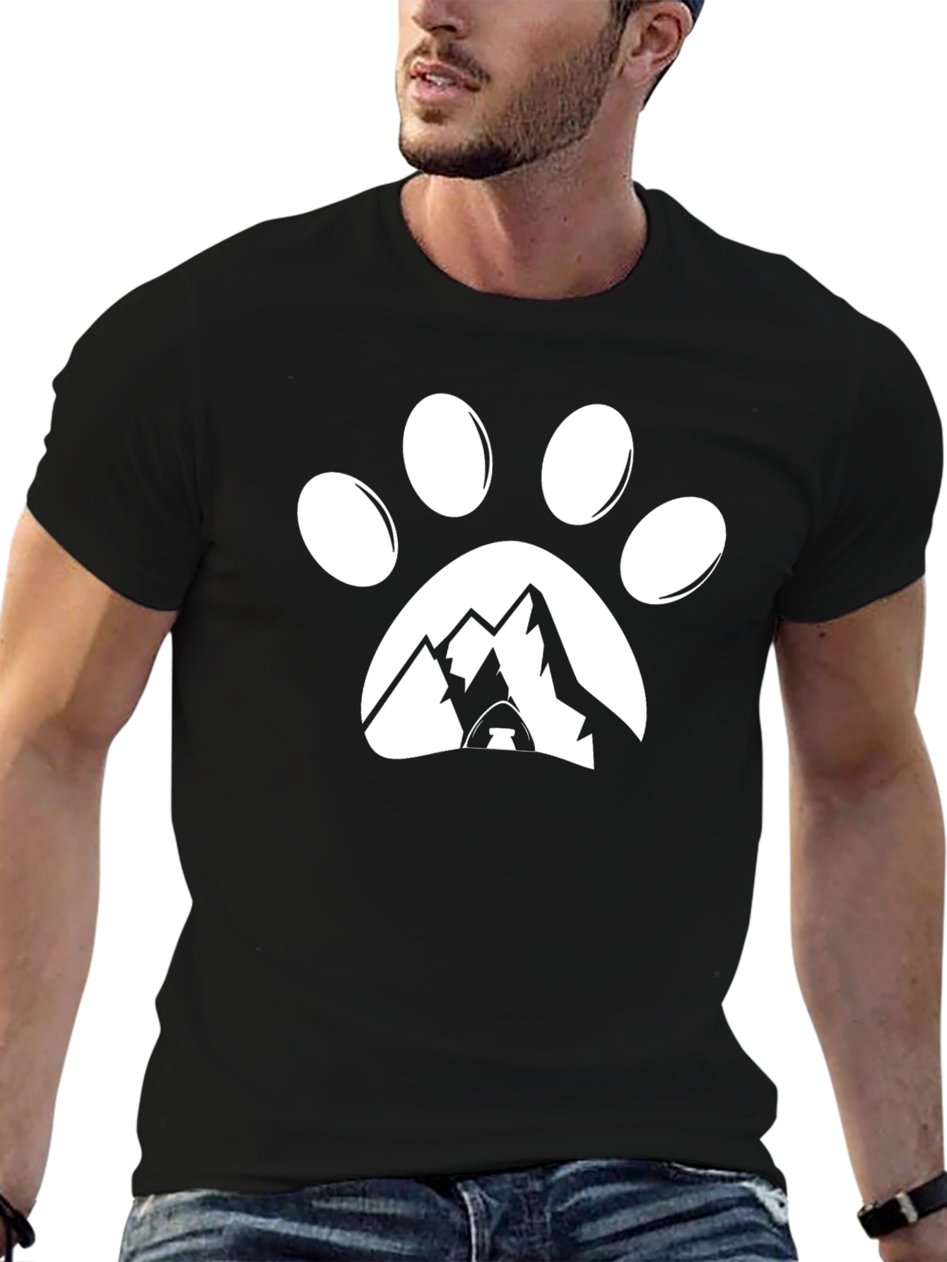 Dog Paw Mountain Adventure Tee