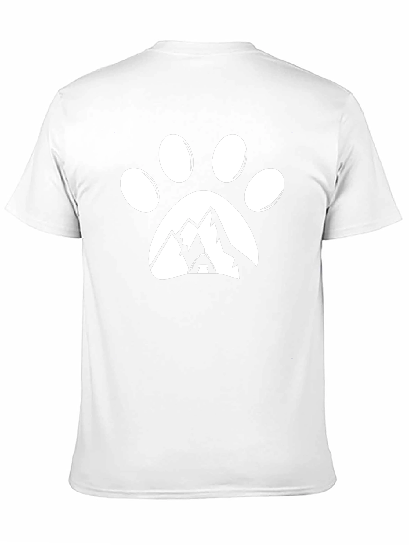 Dog Paw Mountain Adventure Tee