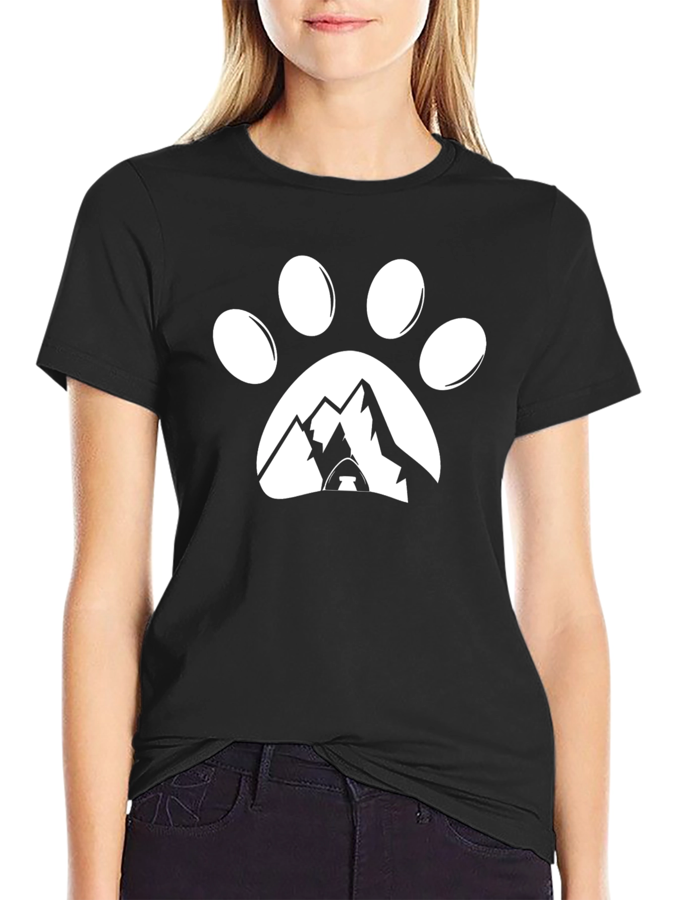Dog Paw Mountain Adventure Tee