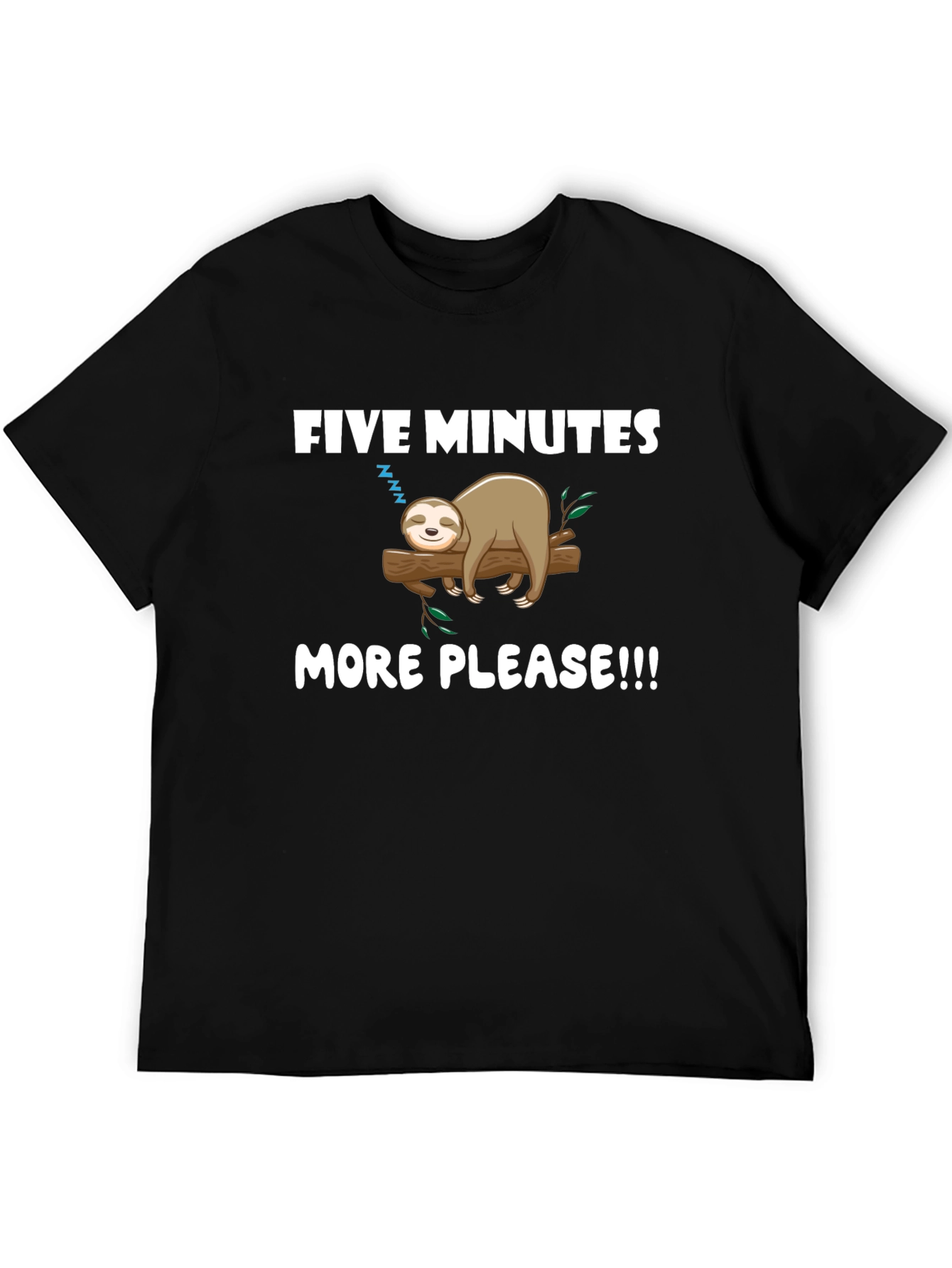 Five Minutes More Sloth Graphic Tee