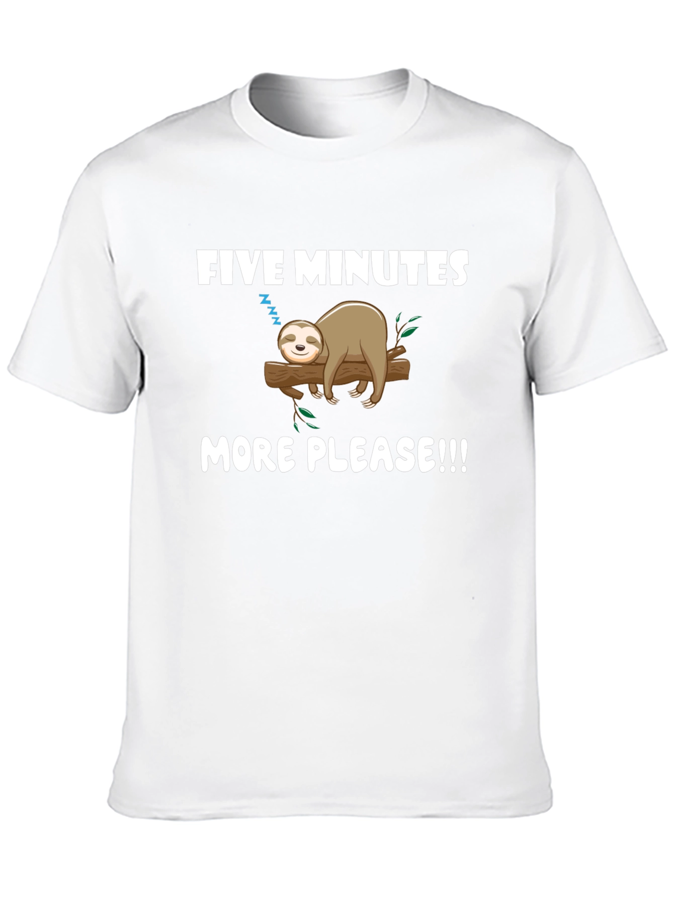 Five Minutes More Sloth Graphic Tee
