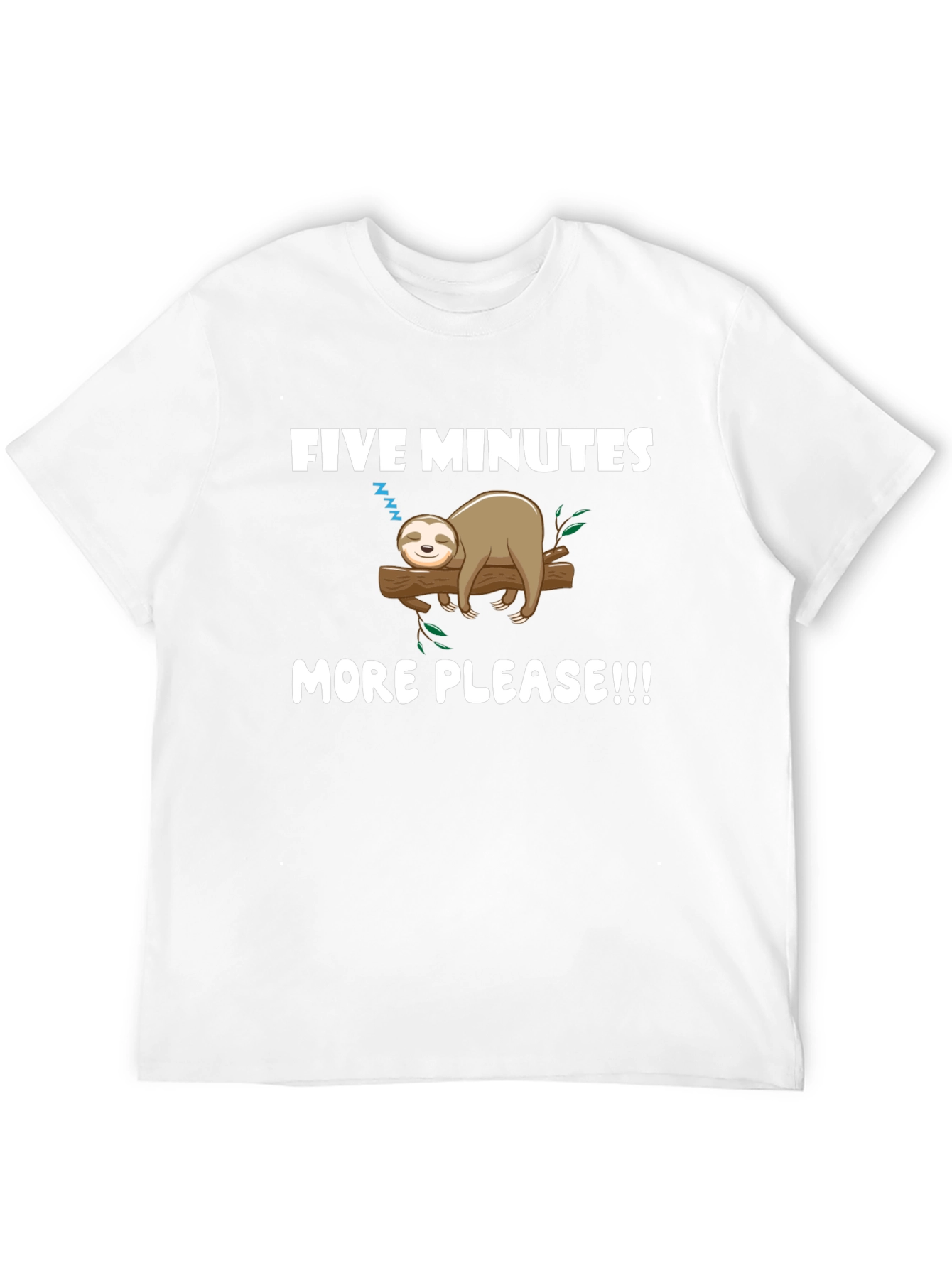 Five Minutes More Sloth Graphic Tee
