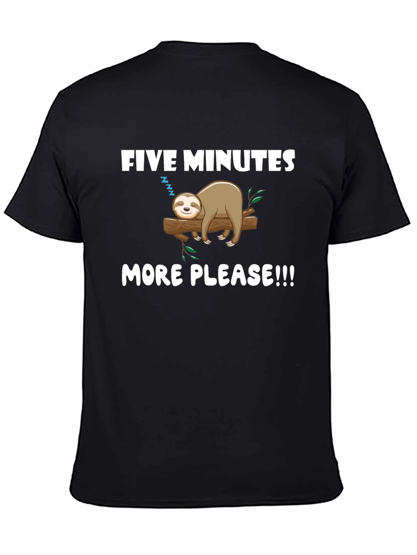Five Minutes More Sloth Graphic Tee