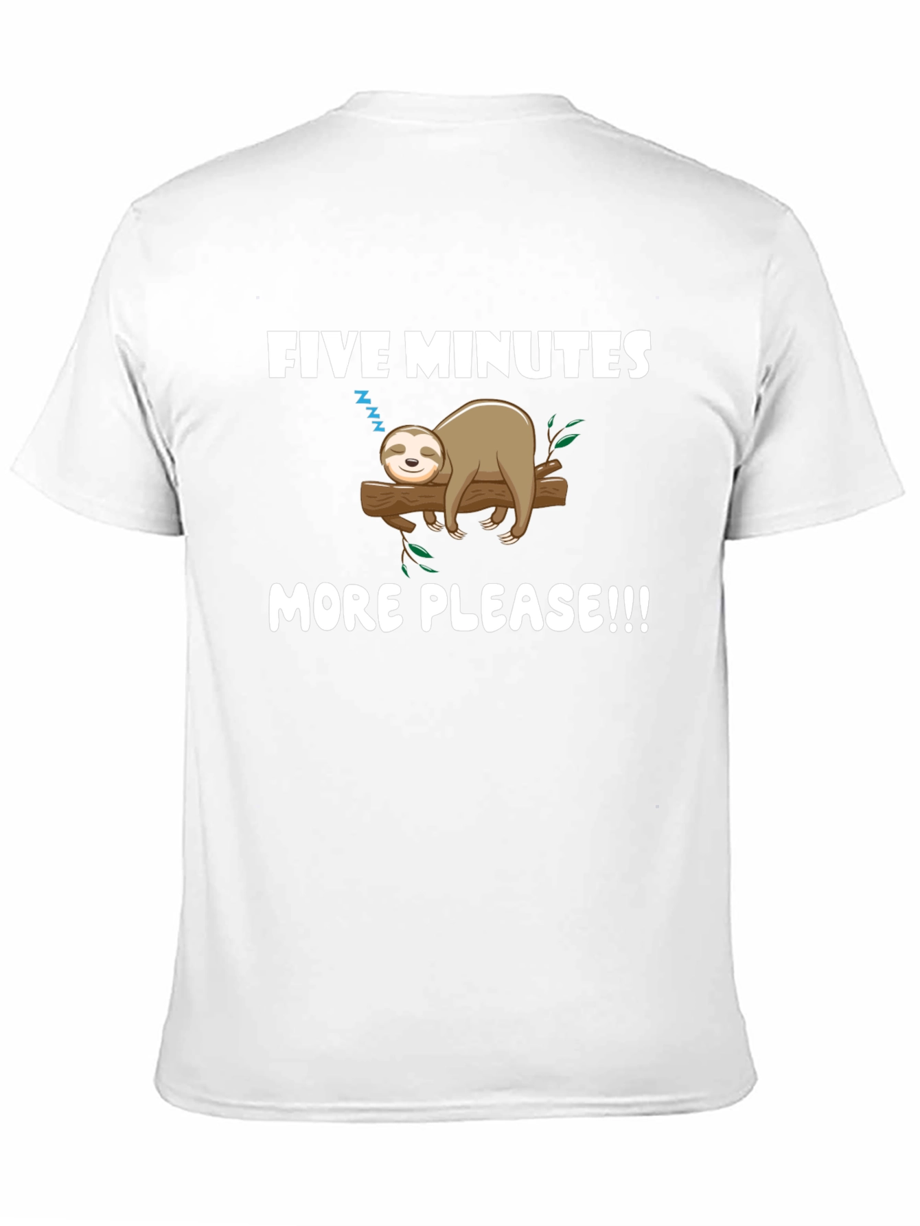 Five Minutes More Sloth Graphic Tee