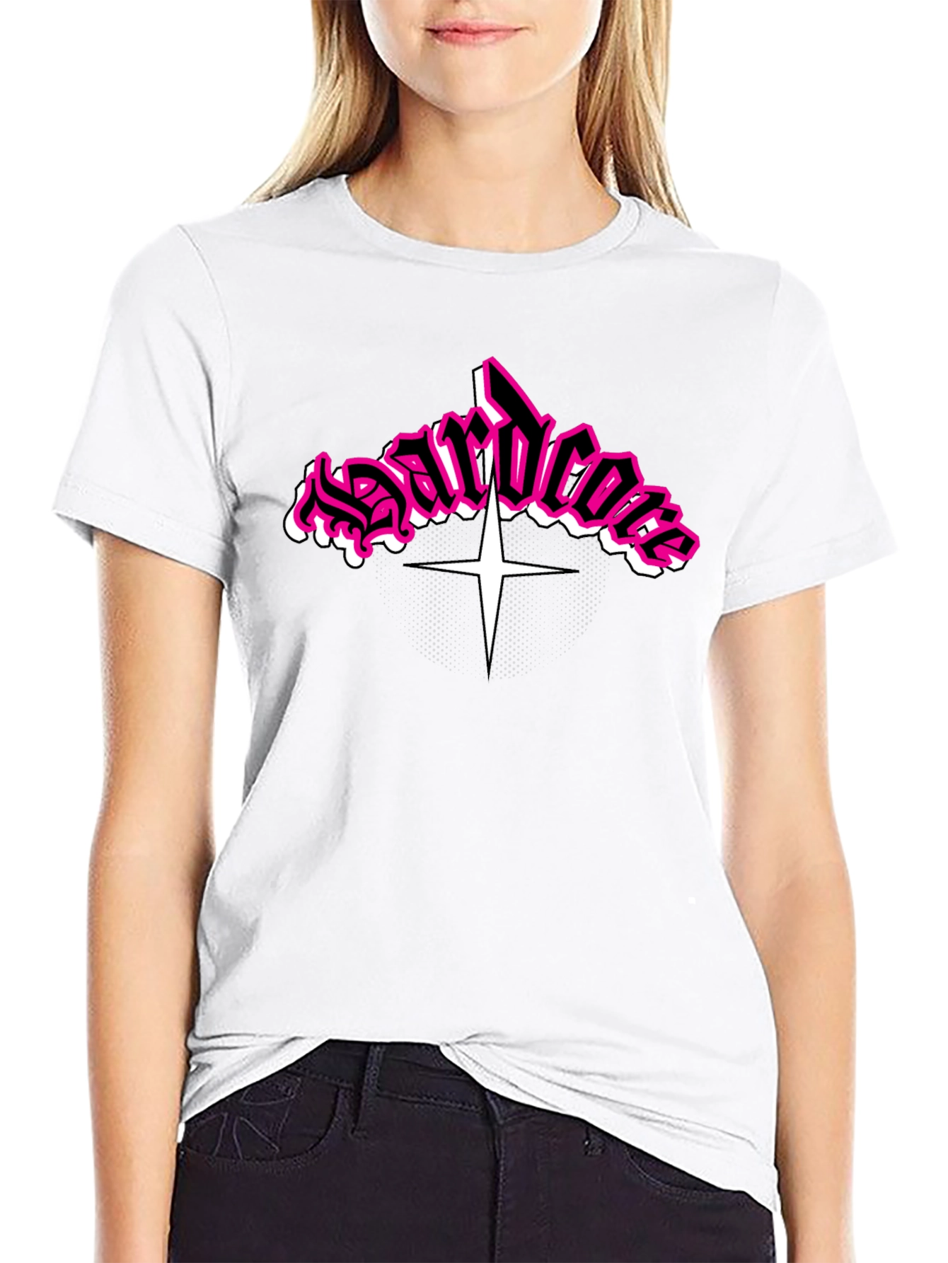 Hardcore T-Shirt Black with Graphic