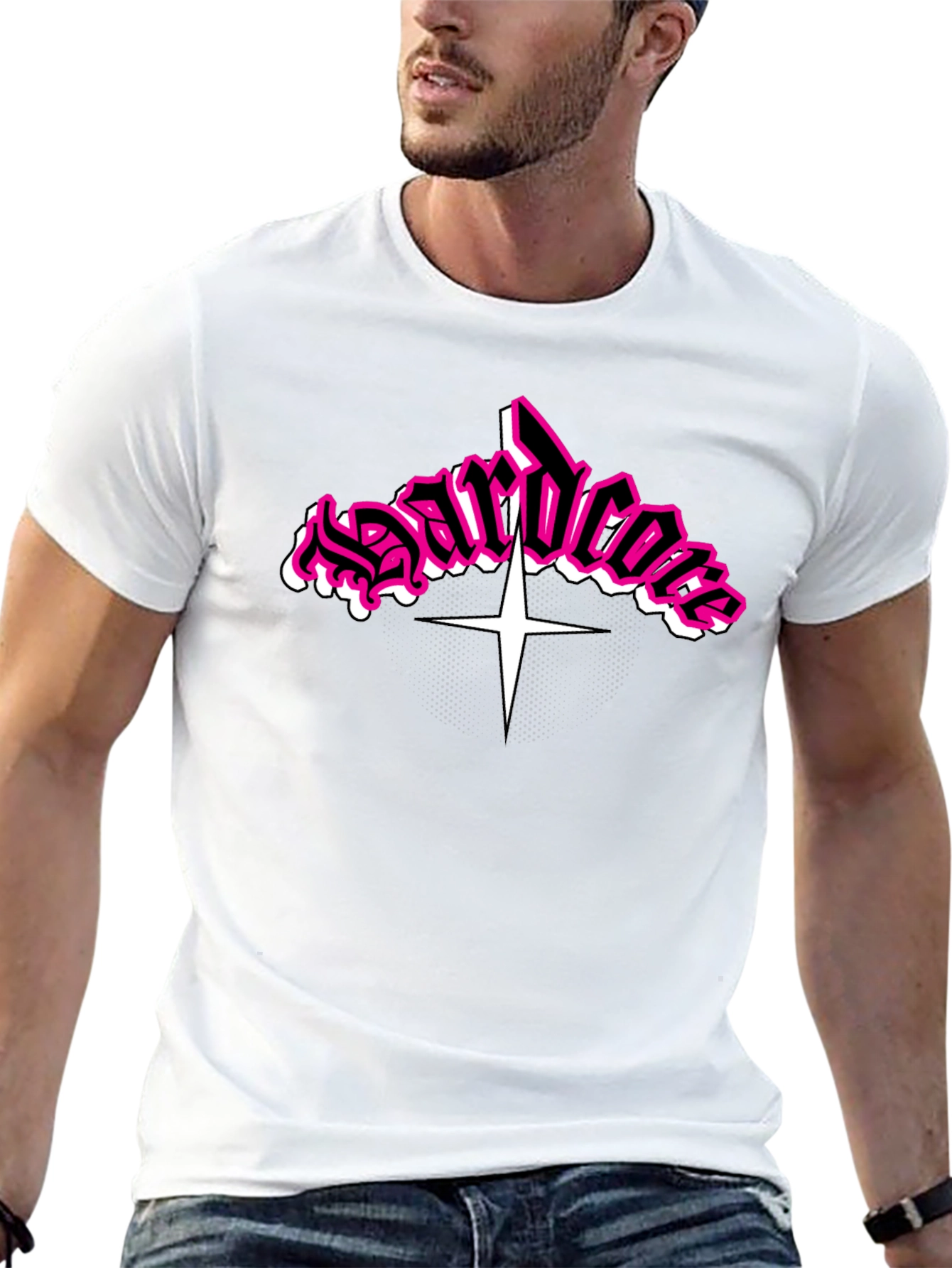Hardcore T-Shirt Black with Graphic