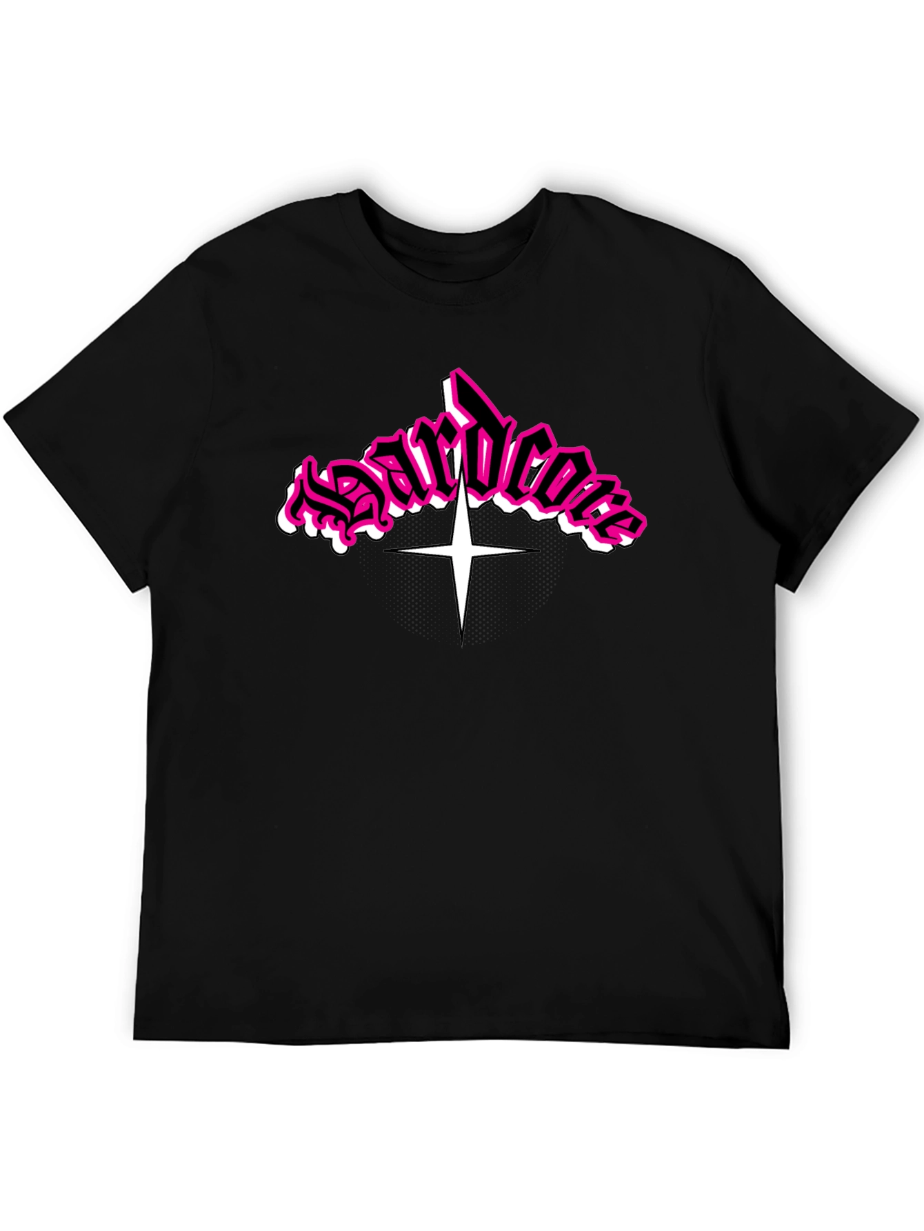 Hardcore T-Shirt Black with Graphic