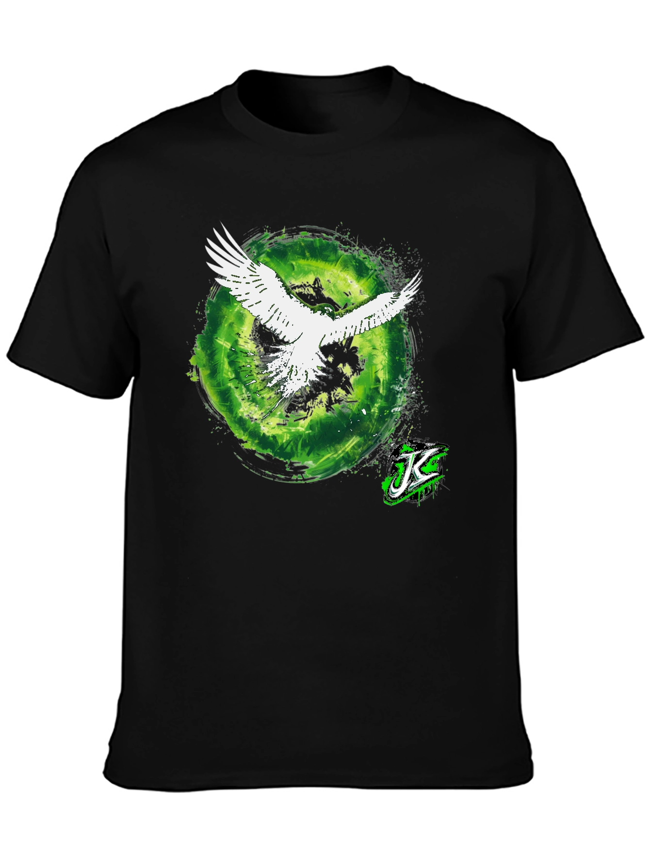 Eagle Portal Graphic Tee - Cool Black T-Shirt