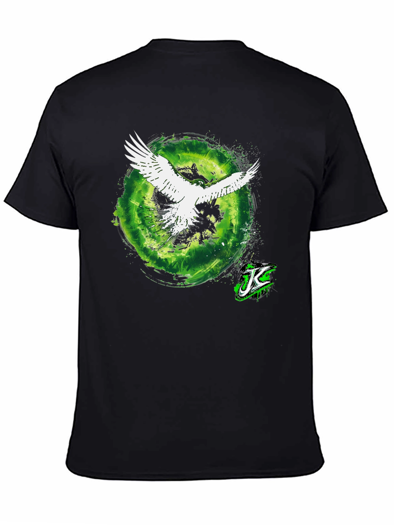 Eagle Portal Graphic Tee - Cool Black T-Shirt