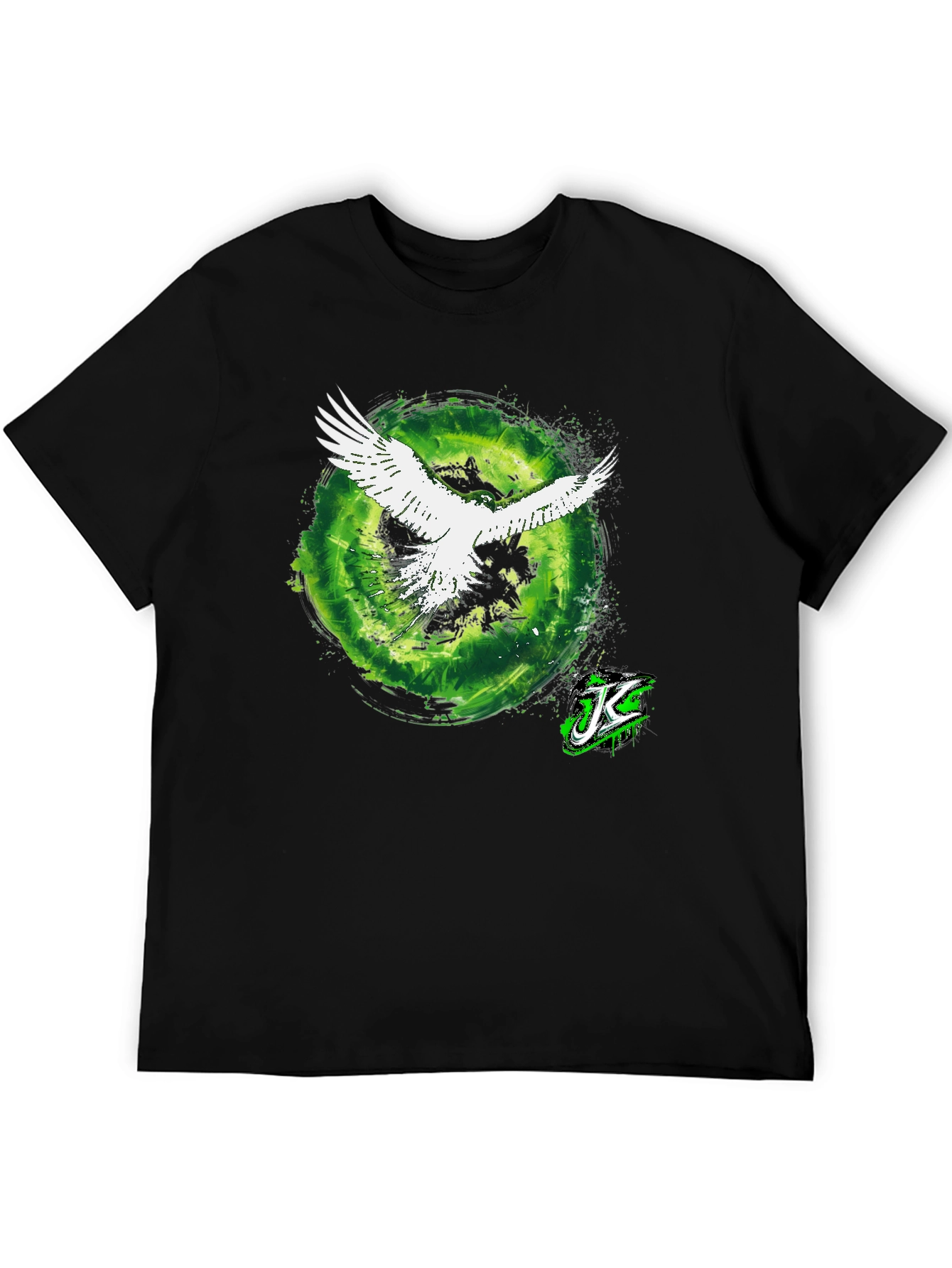 Eagle Portal Graphic Tee - Cool Black T-Shirt