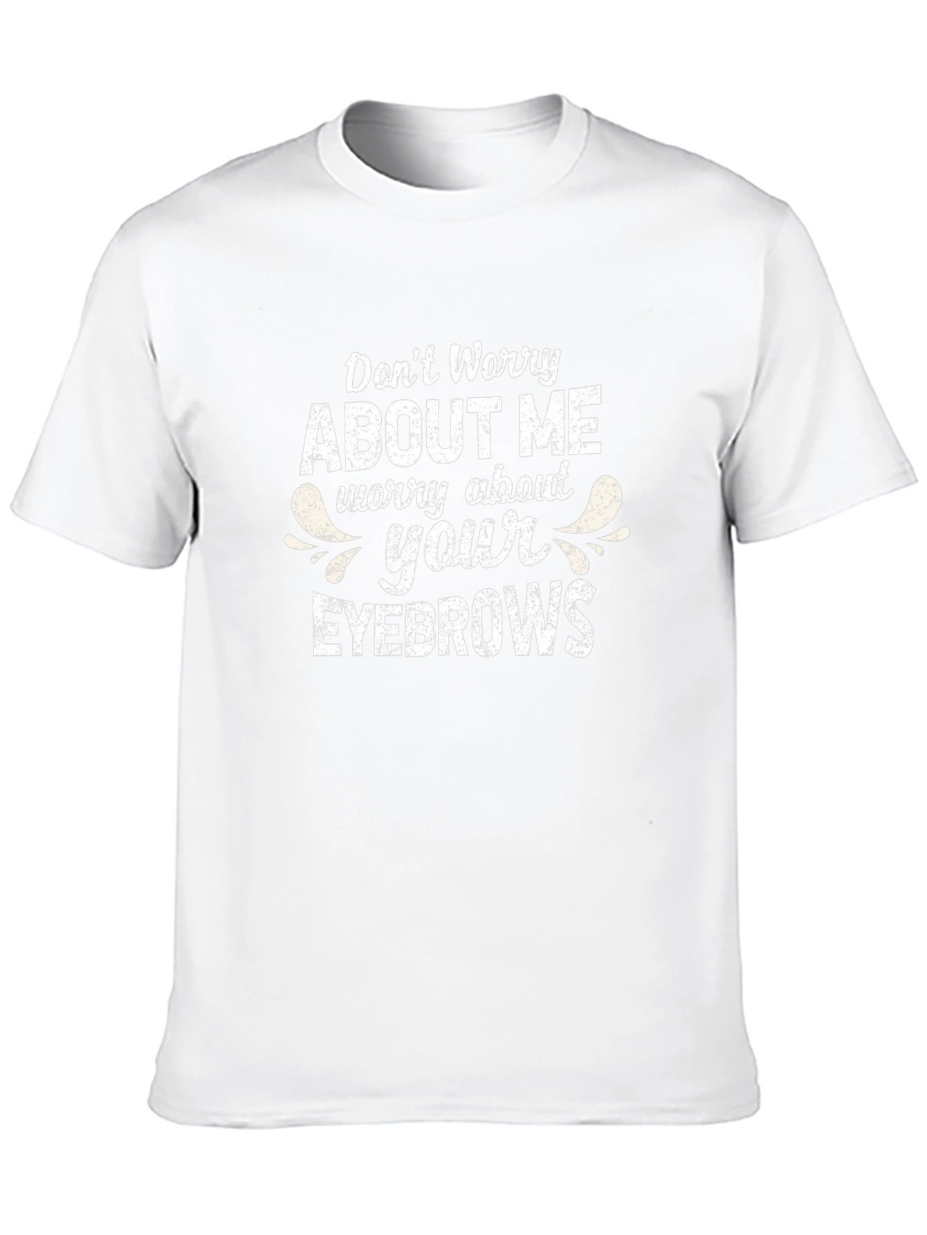 Humorous Eyebrow Graphic Tee